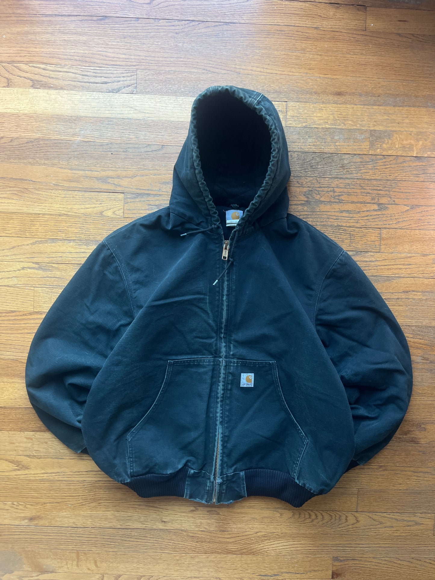 Faded Black Carhartt Active Jacket - XL