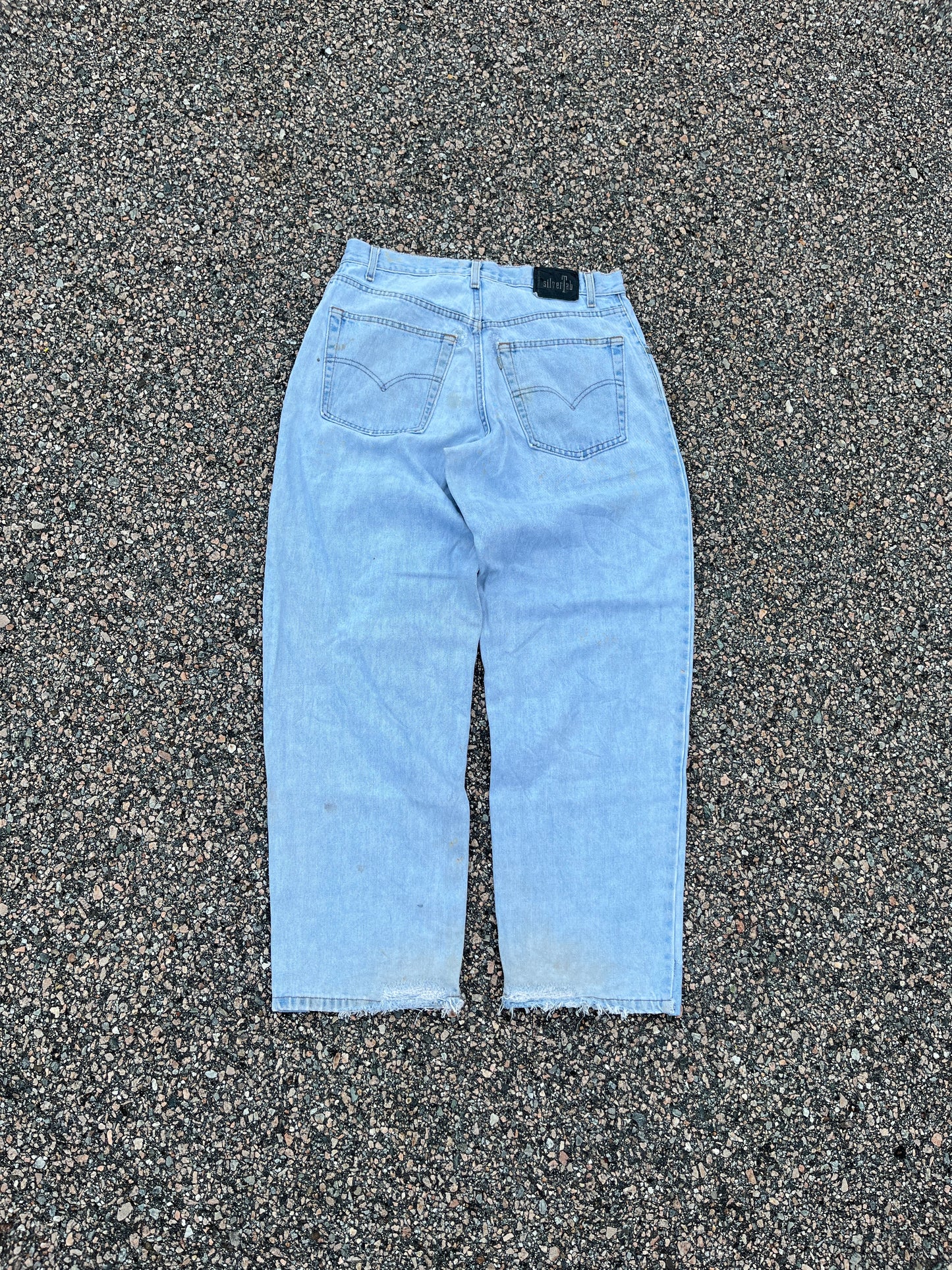 Levi’s 570 Silvertab Faded Denim Baggy Fit Pants - 33 x 31.5