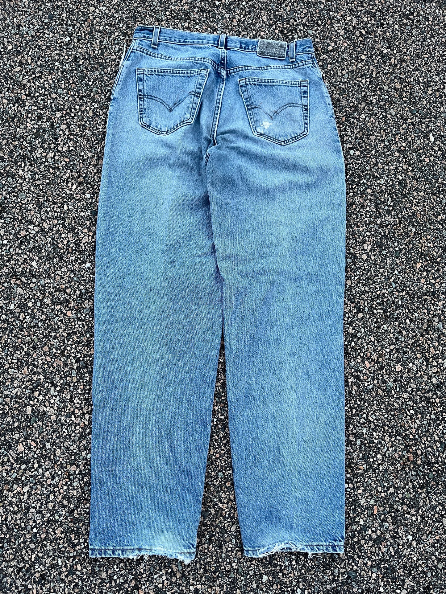 Levi's 褪色牛仔 Silvertab 宽松 501 裤子 - 34 x 34