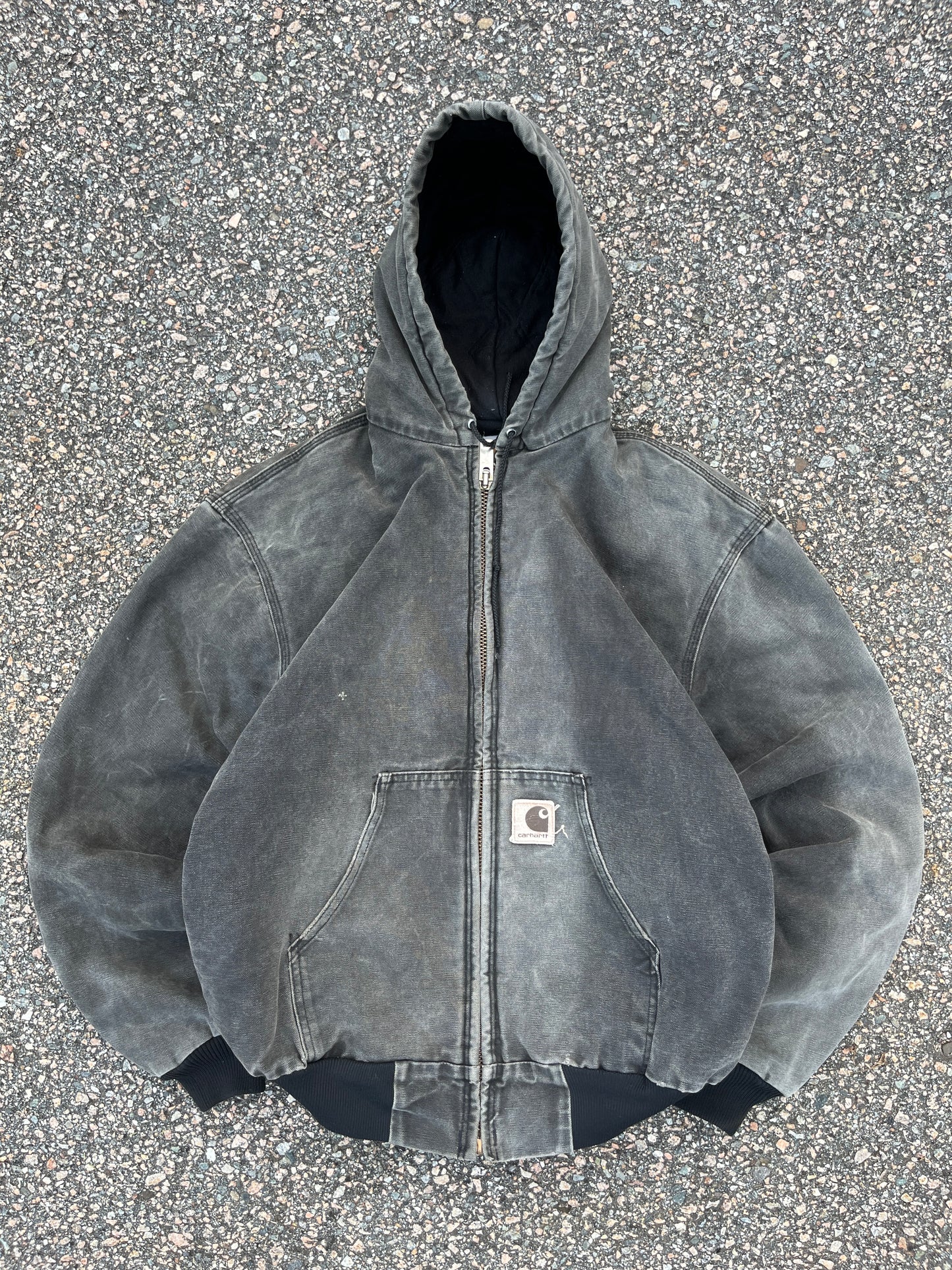 褪色玛瑙黑色 Carhartt Active 夹克 - 中号