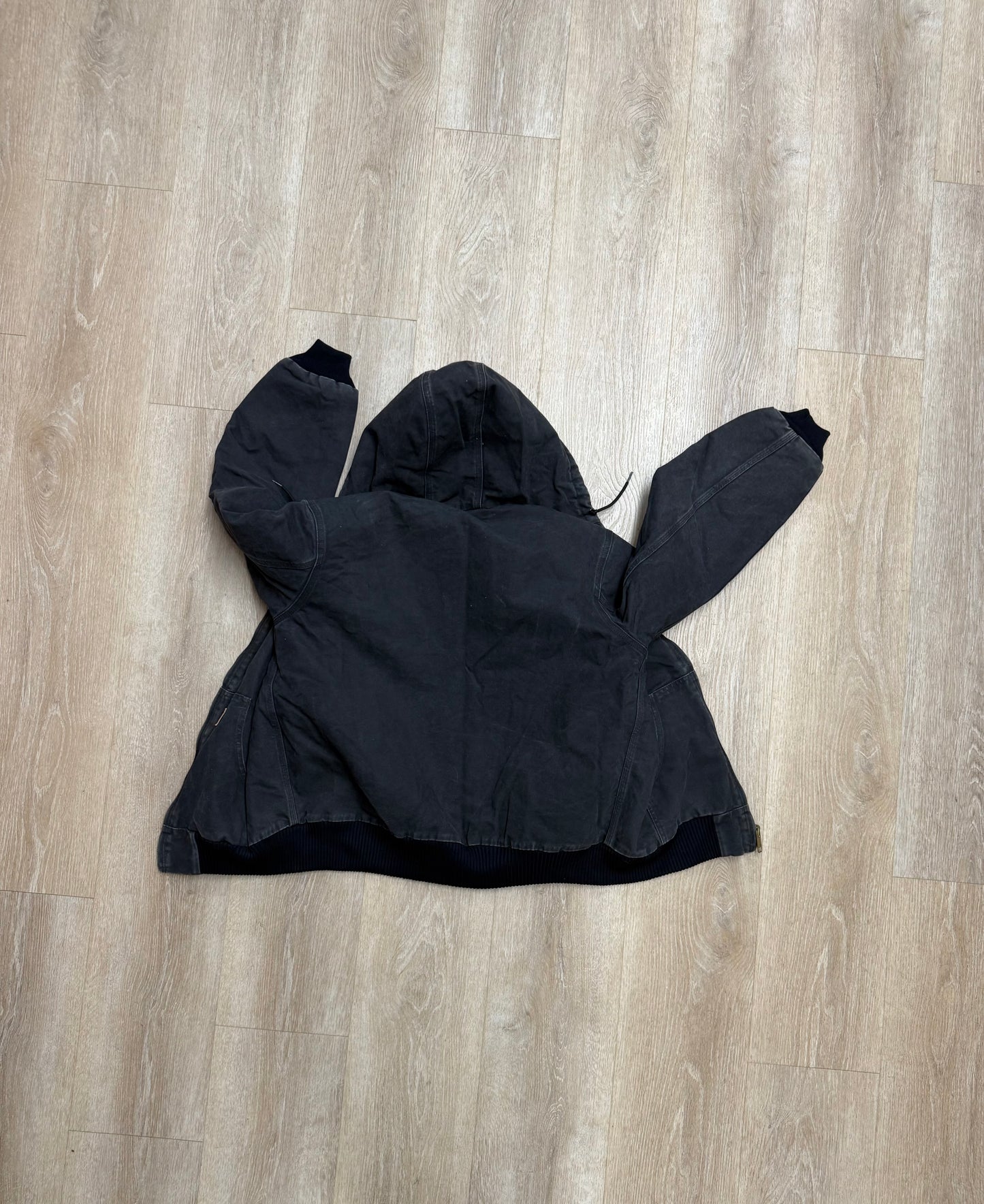 Faded Black Carhartt Active Jacket - Medium