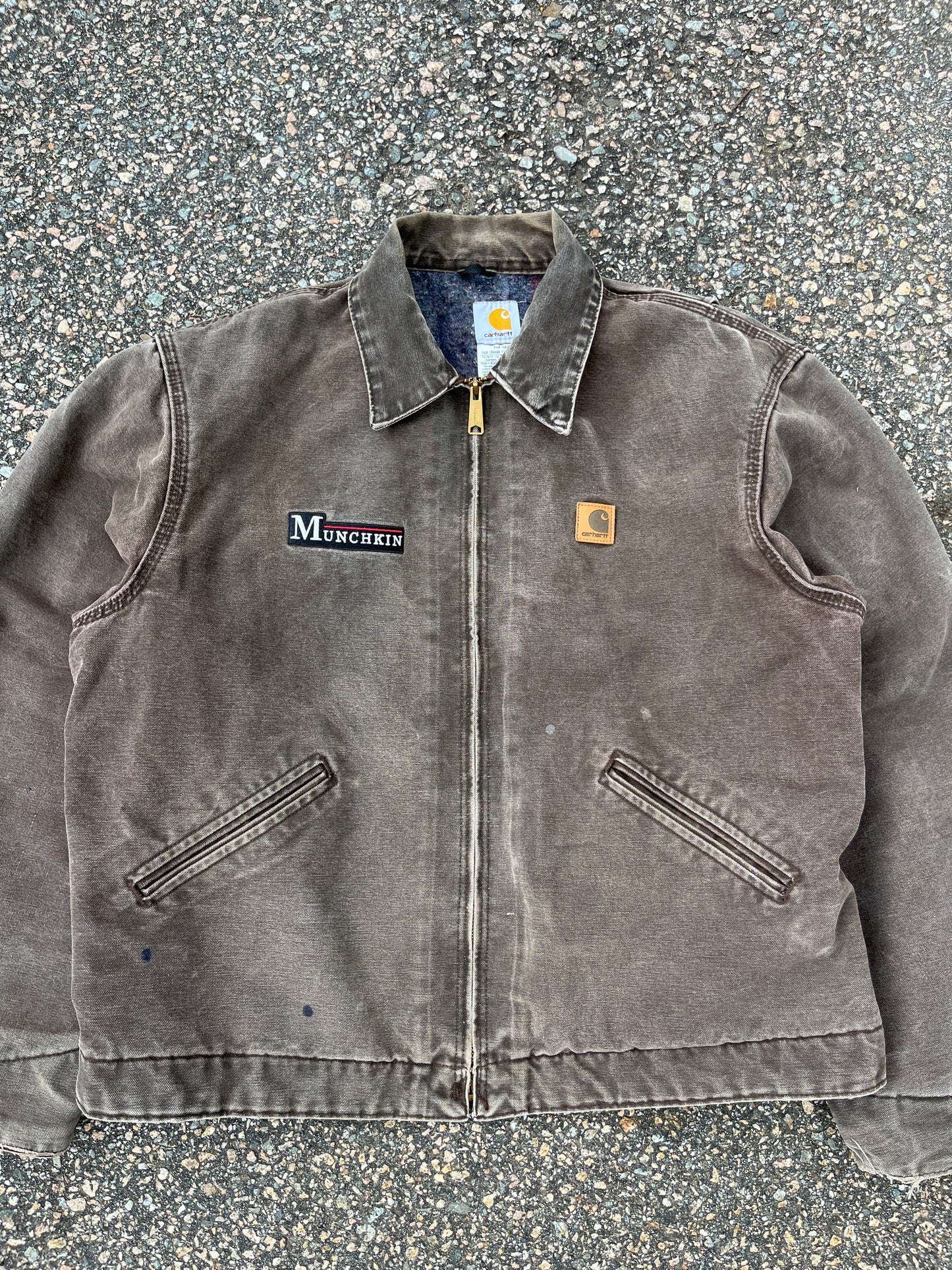 Faded Brown Carhartt Detroit Jacket ~ Boxy Large