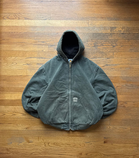 Faded Olive Green Carhartt Active Jacket - XL