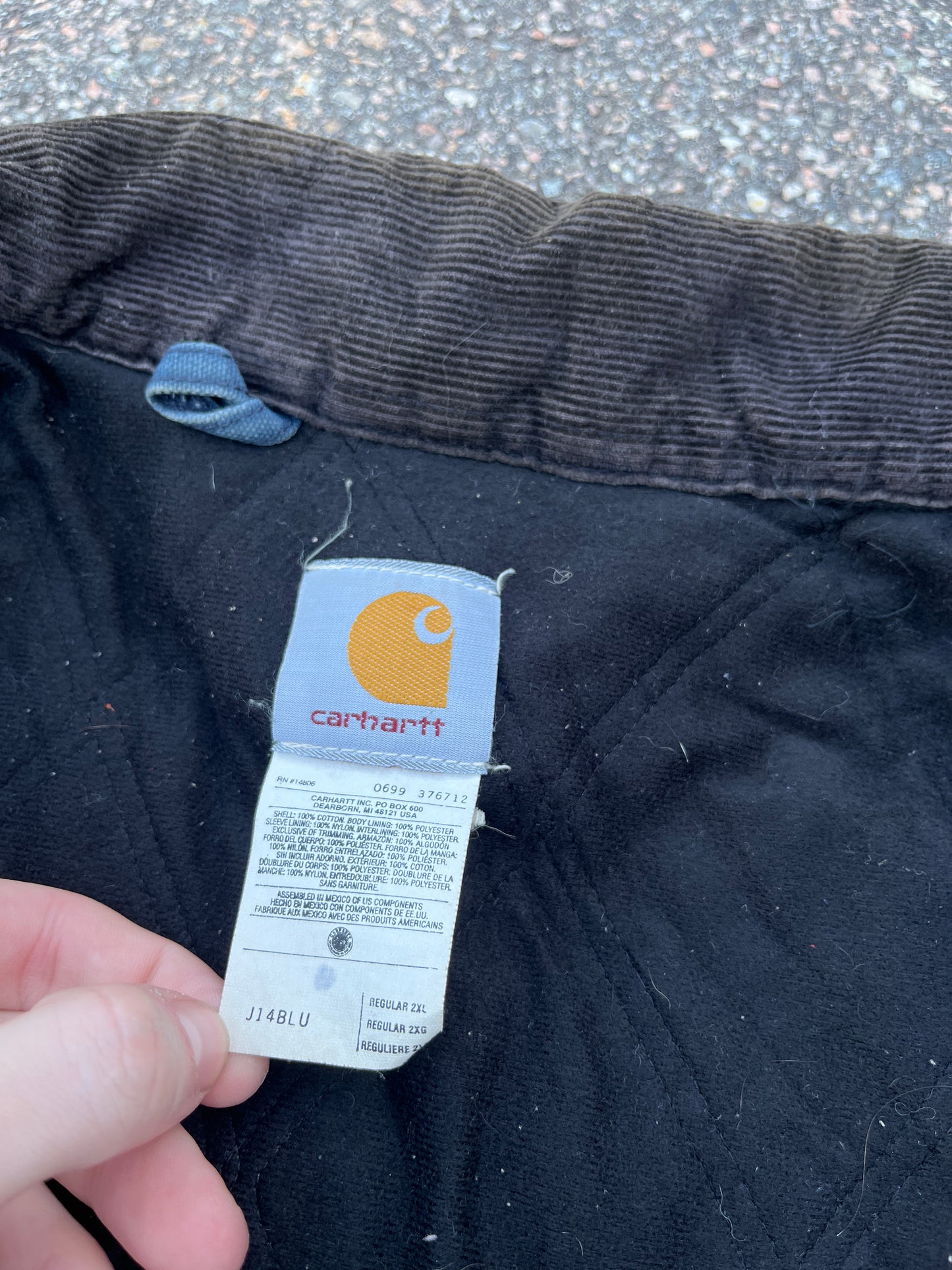 Faded Blu Carhartt Santa Fe Jacket - XL