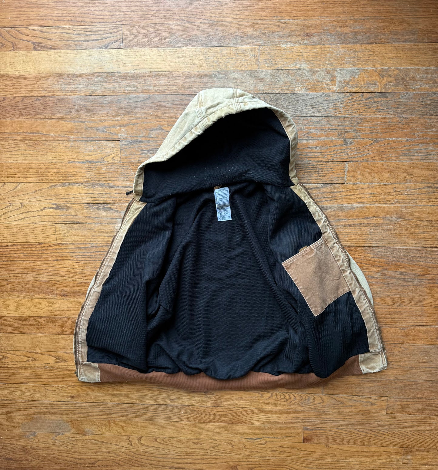 Faded Brown Carhartt Active Jacket - Medium