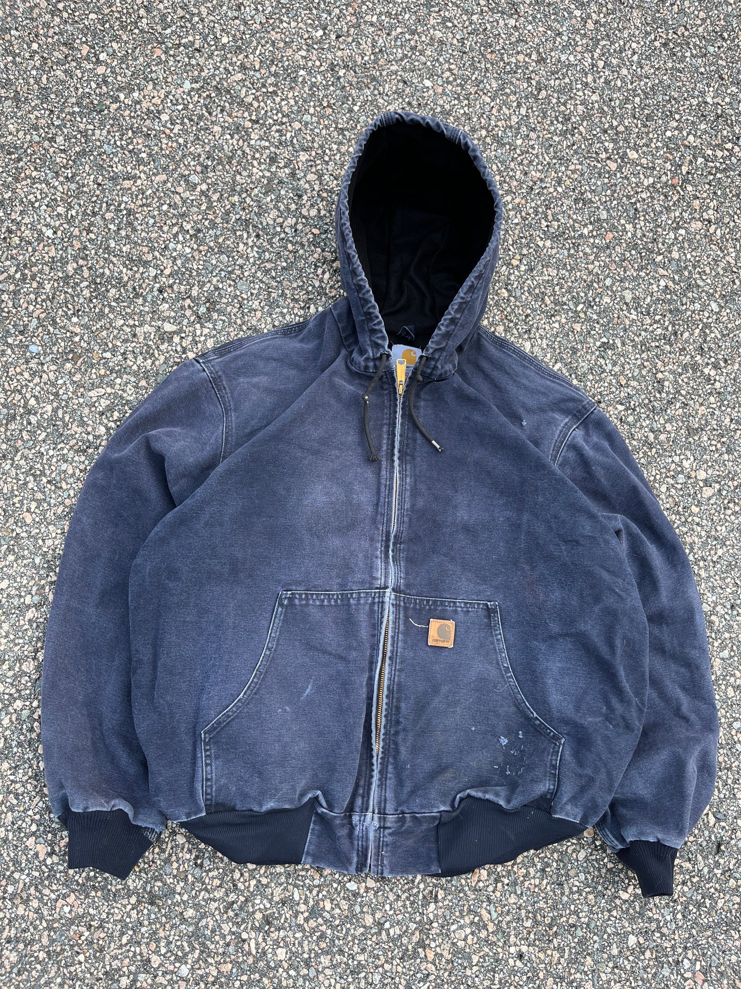 Faded Midnight Blue Carhartt Active Jacket - Boxy L-XL