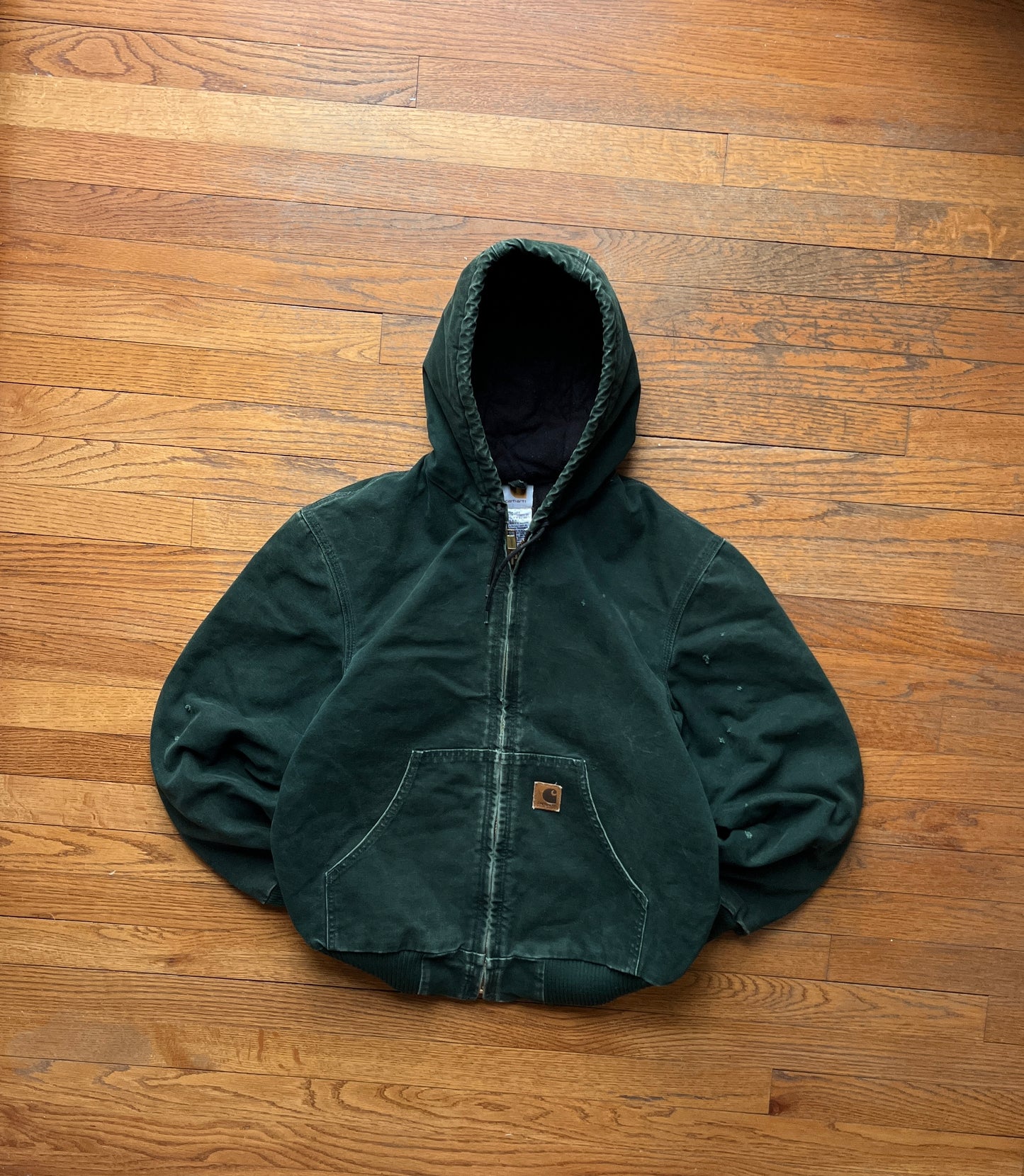 Faded Spruce Green Carhartt Active Jacket - Small