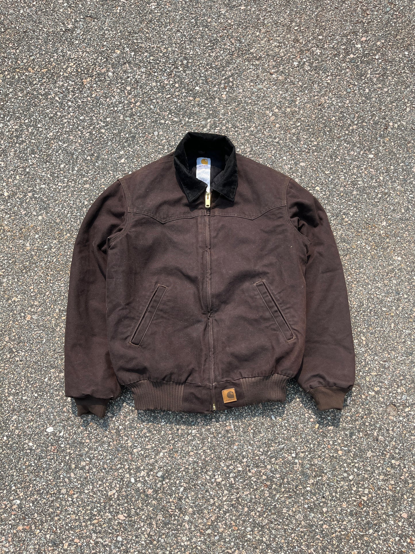 棕色 Carhartt Santa Fe 夹克 - 中号