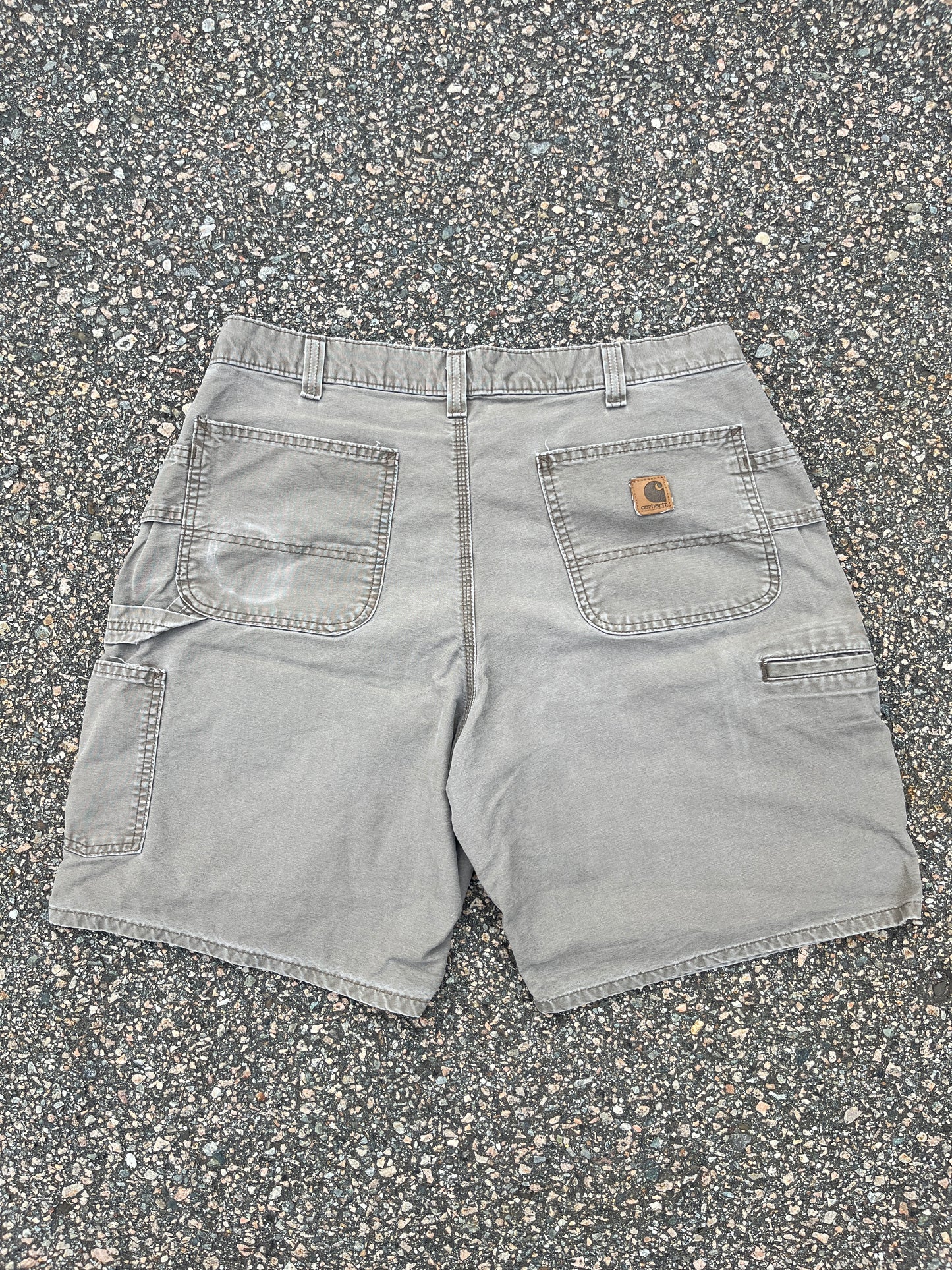 Faded Light Brown Carhartt Double Knee Shorts - 35