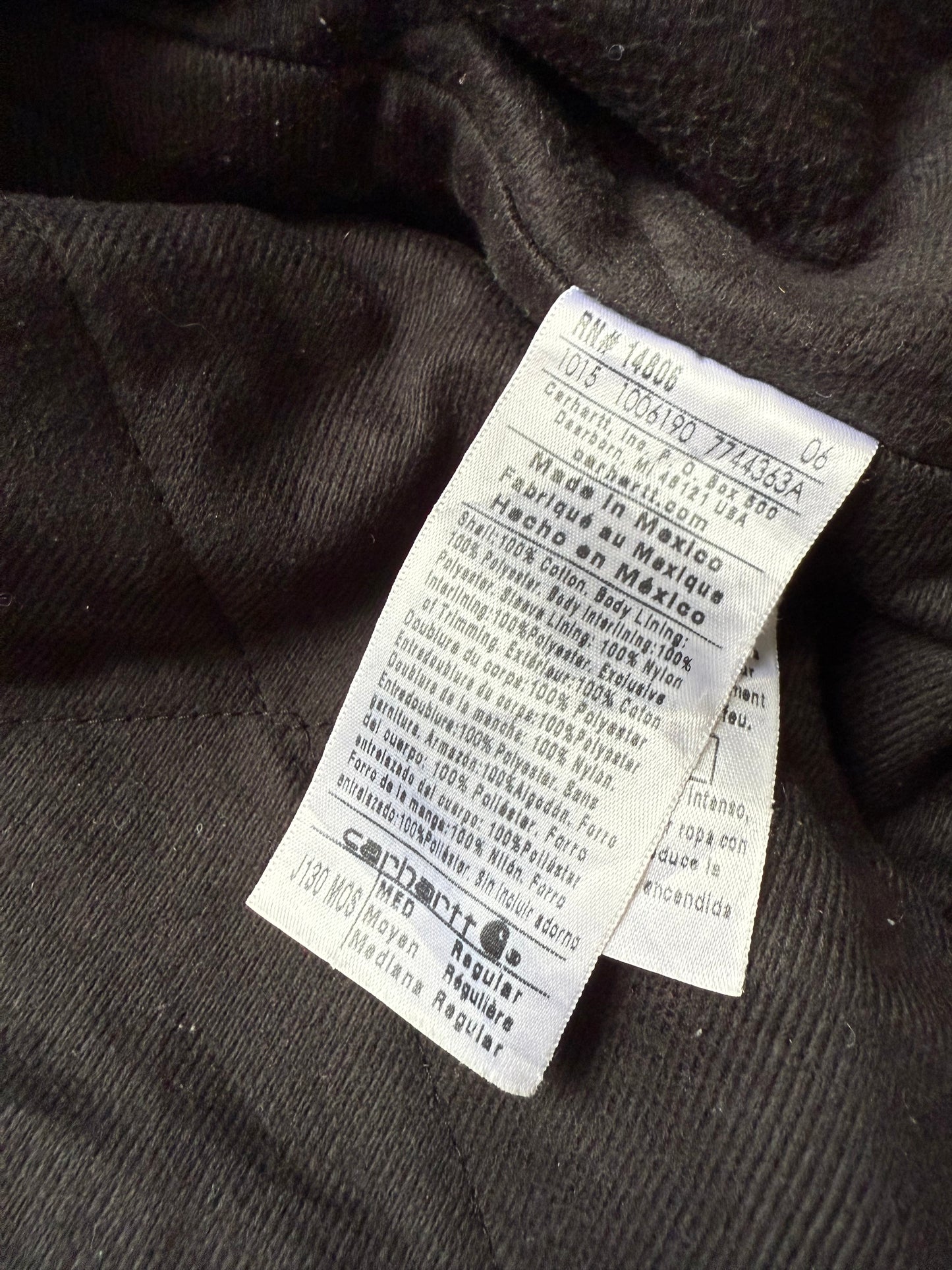 Faded Olive Green Carhartt Active Jacket - Medium