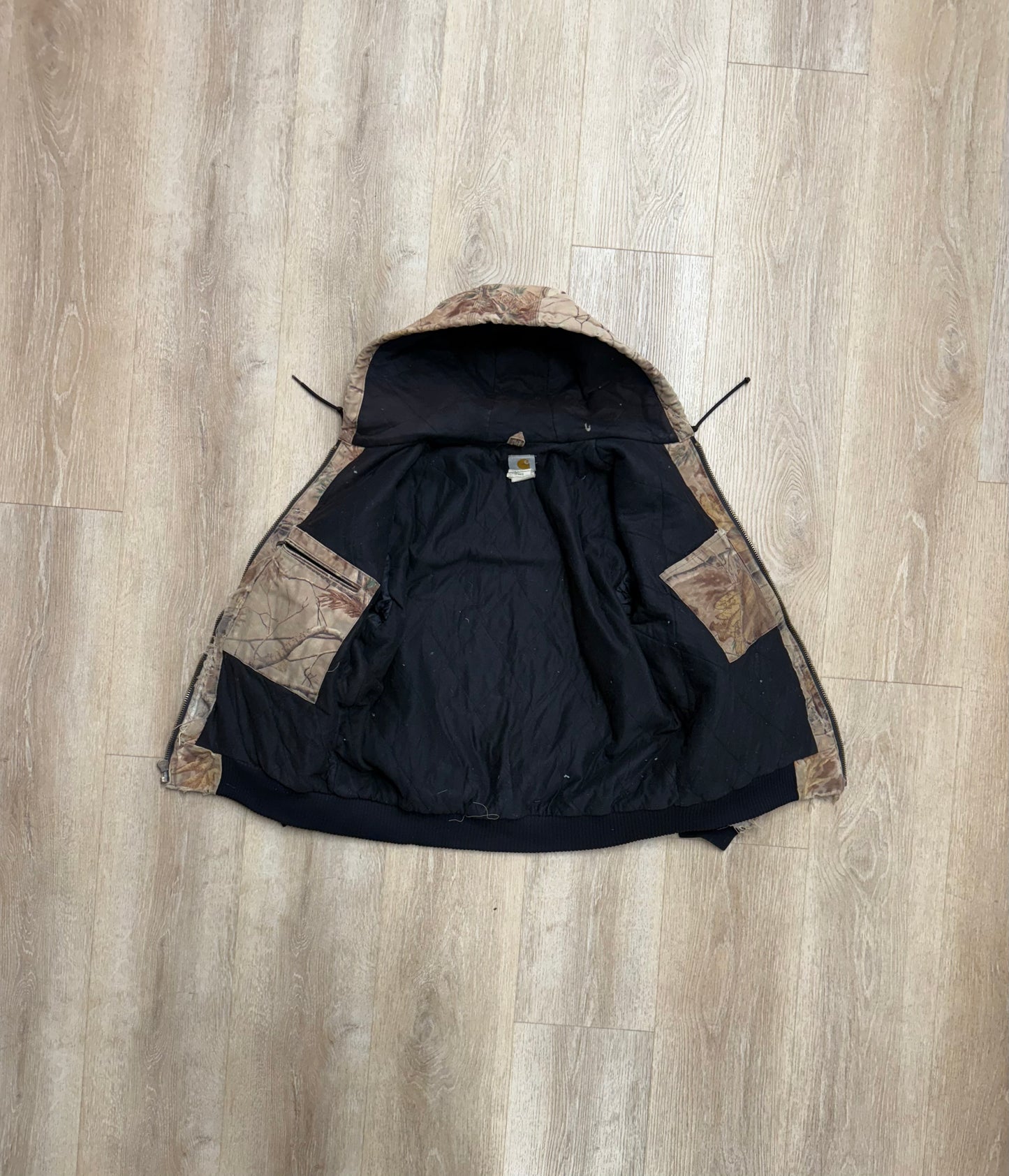 Distressed n Patched Realtree Carhartt Active Jacket - Medium