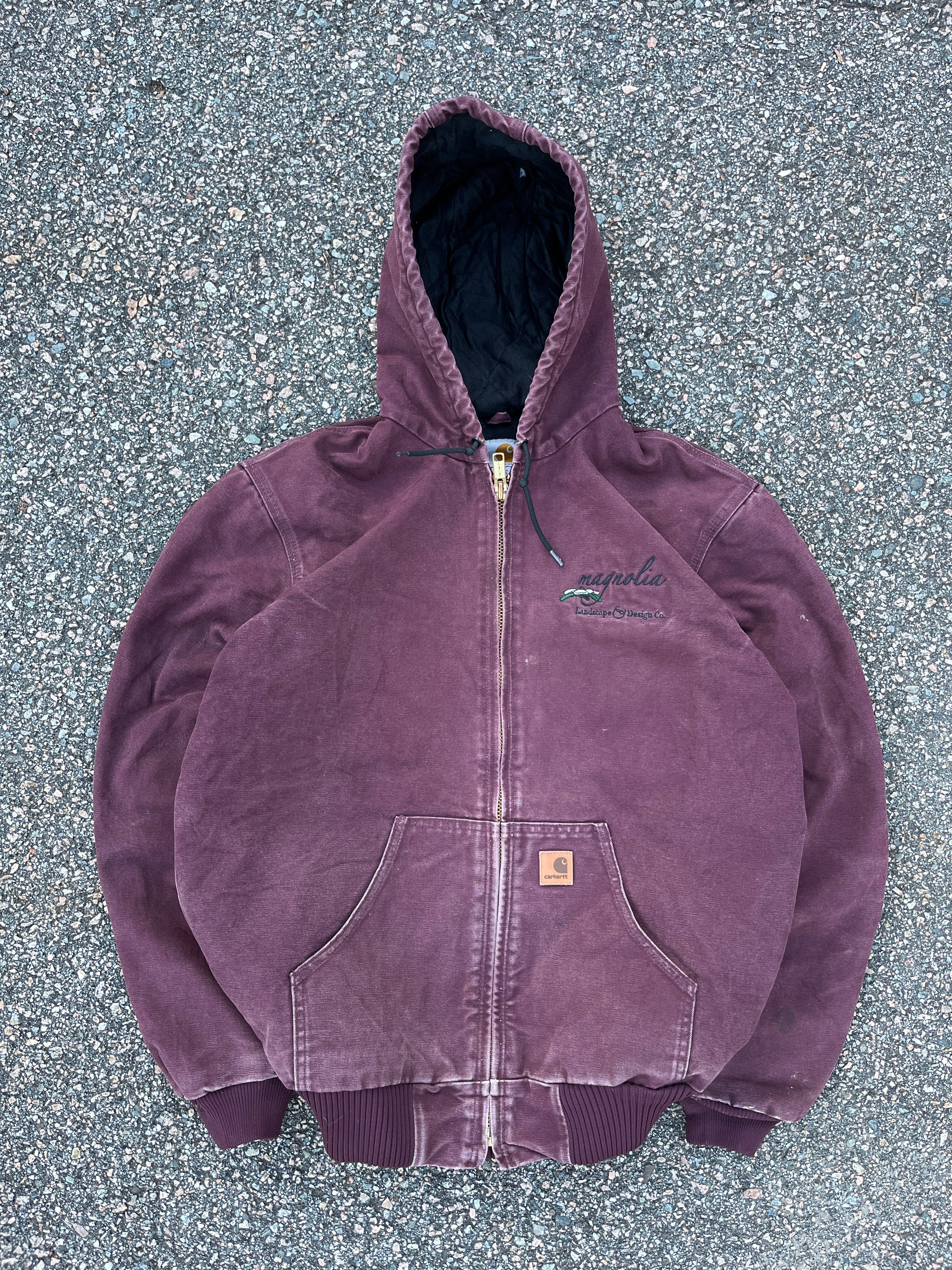 Burgundy carhartt clearance jacket