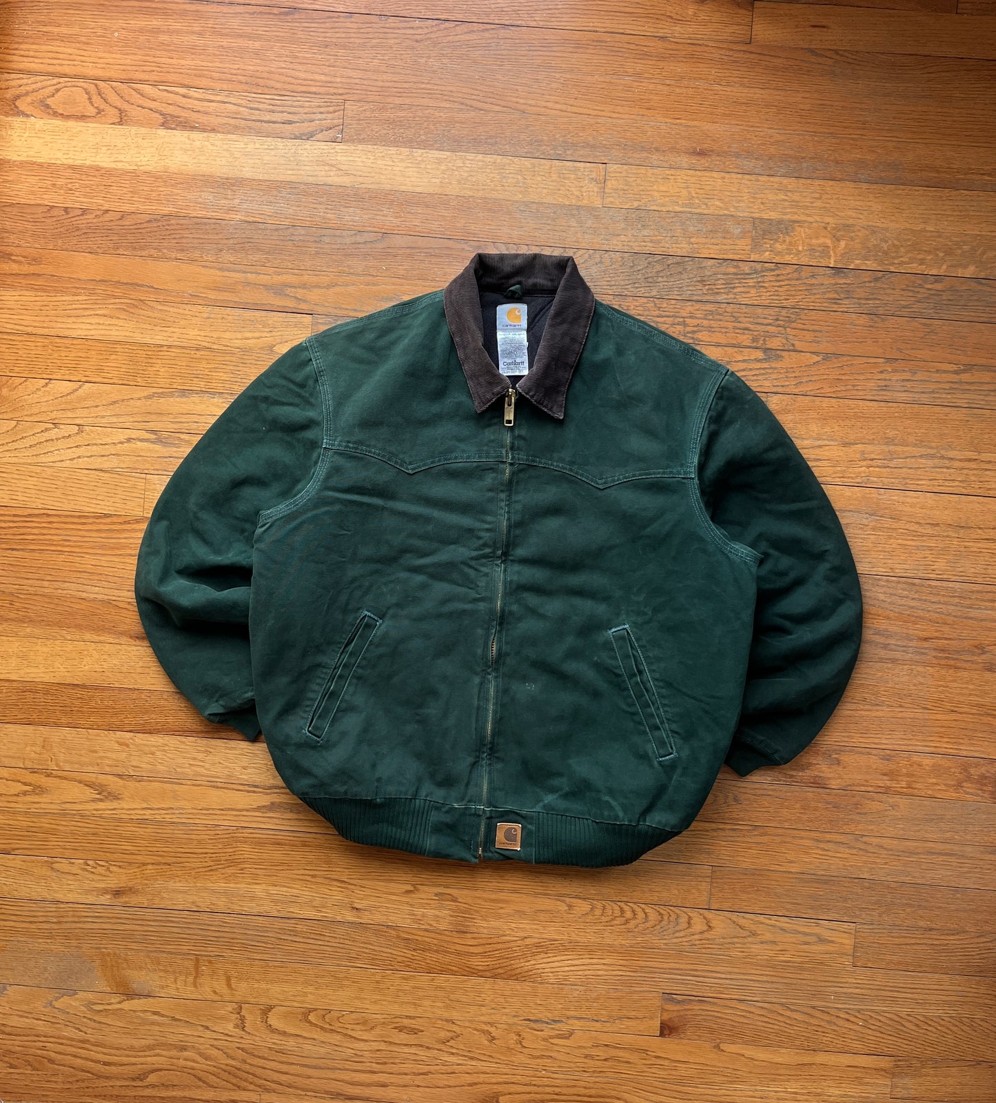 Faded Spruce Green Carhartt Santa Fe Jacket - XL