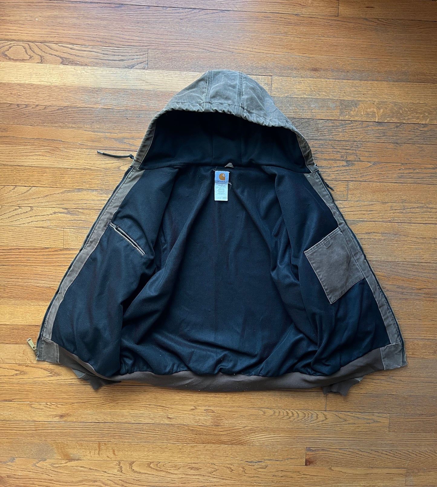 Faded Chestnut Brown Carhartt Active Jacket - XL