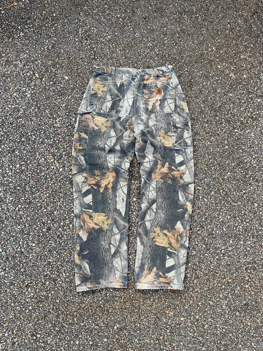 Faded Realtree Carhartt Carpenter Pants - 33 x 33