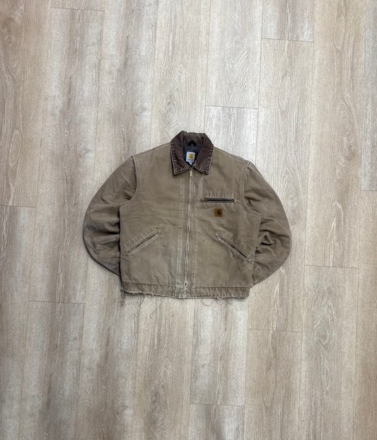 Faded Brown Carhartt Detroit Jacket - Medium