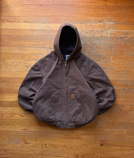 Faded Brown Carhartt Active Jacket - XL