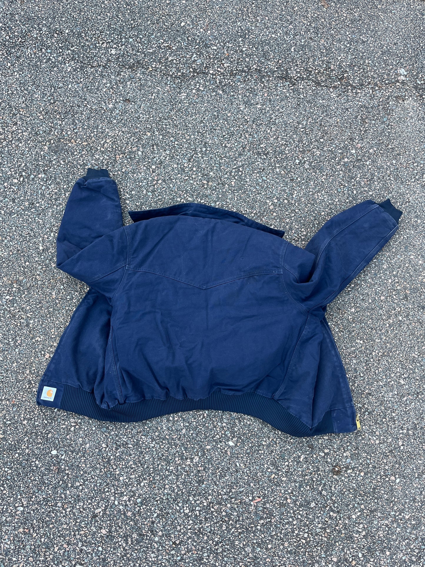 Faded Navy Blue Carhartt Santa Fe Jacket - XL