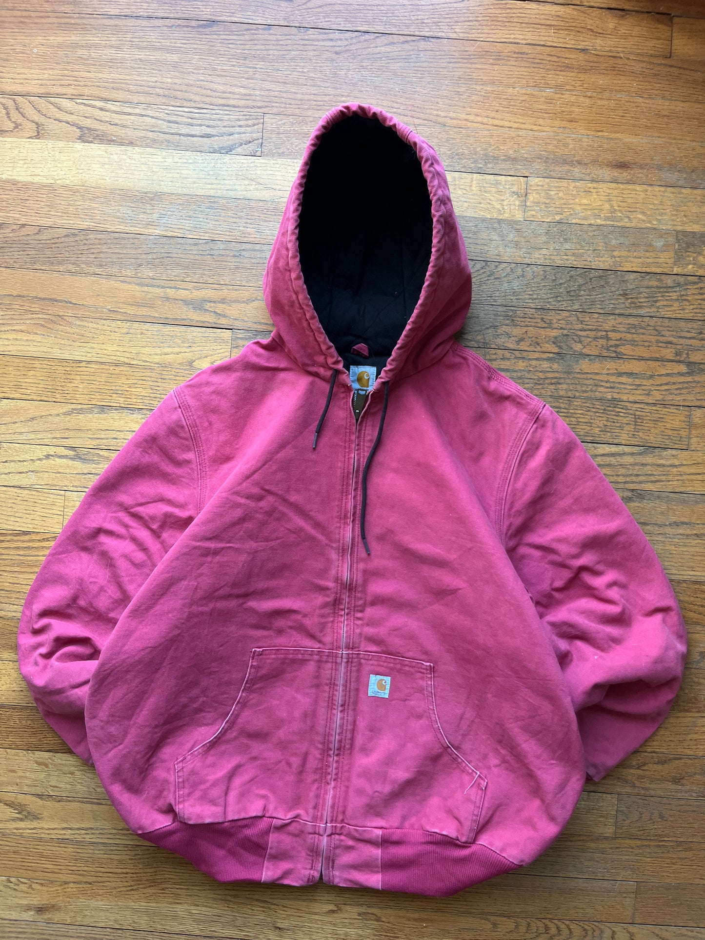 Faded Pink Carhartt Active Jacket - Large