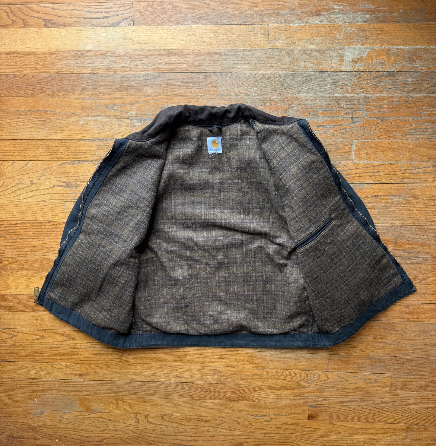 Faded Black Carhartt Detroit Jacket - XL