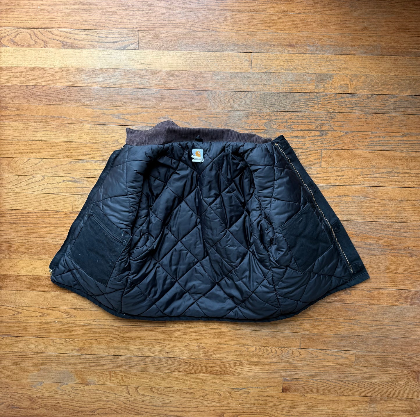 Faded Black Carhartt Arctic Jacket - Medium