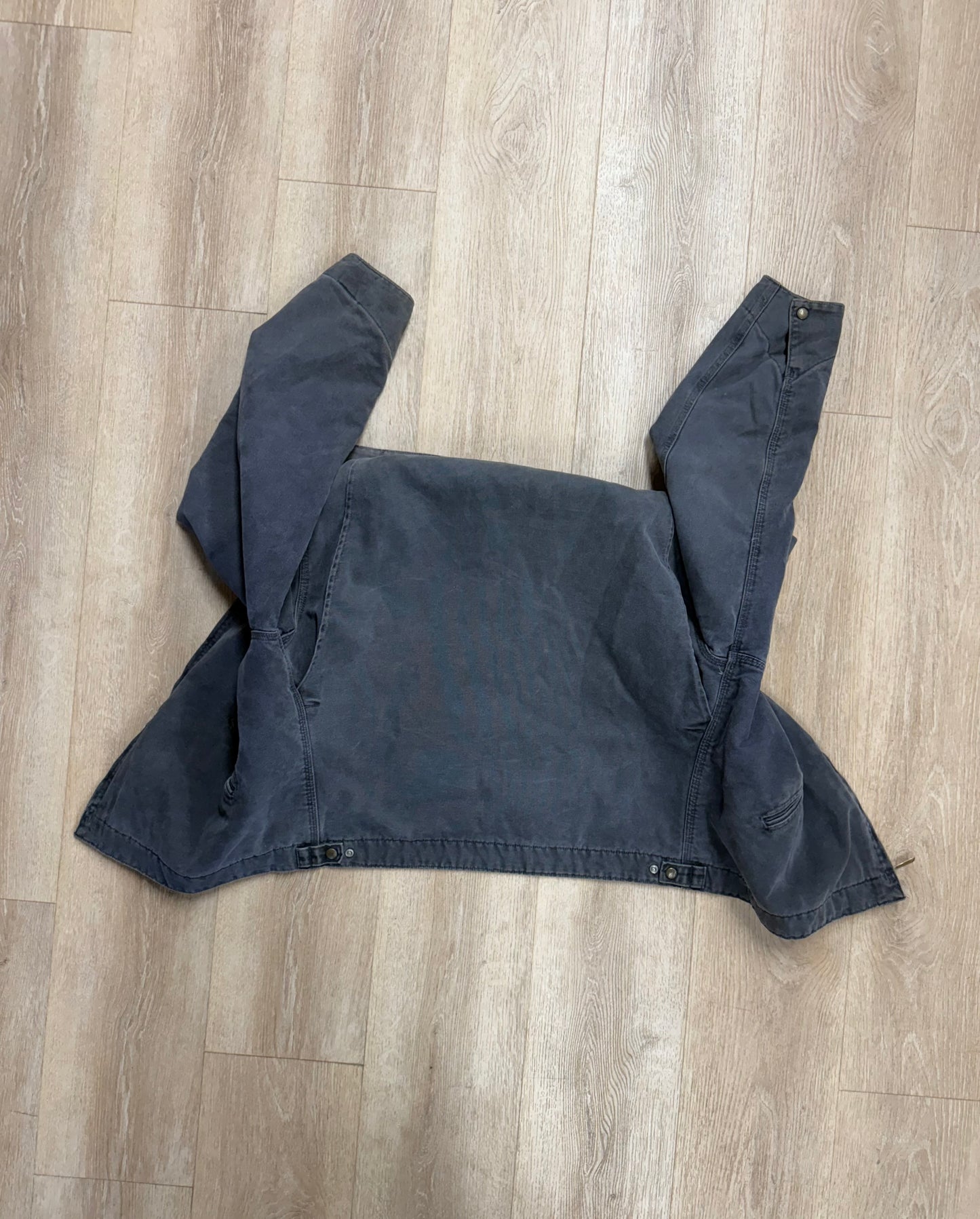 Faded Petrol Blue Carhartt Detroit Jacket - XL