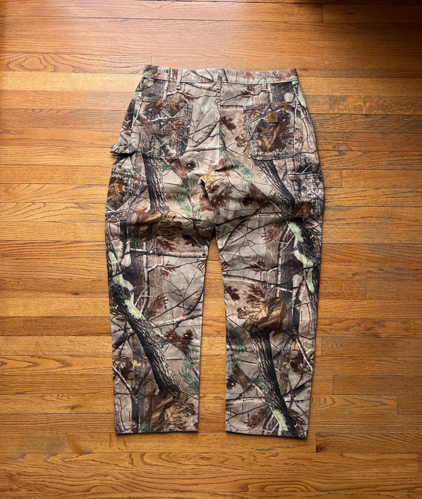 褪色 Realtree Carhartt 木匠裤 - 37 x 31.5