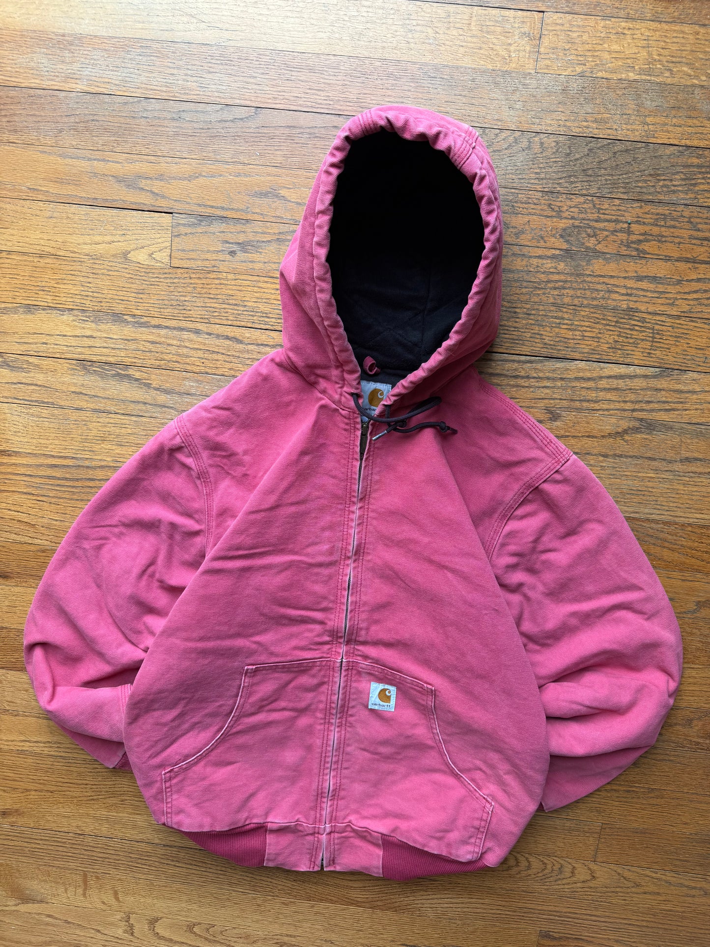 Faded Pink Carhartt Active Jacket - Small