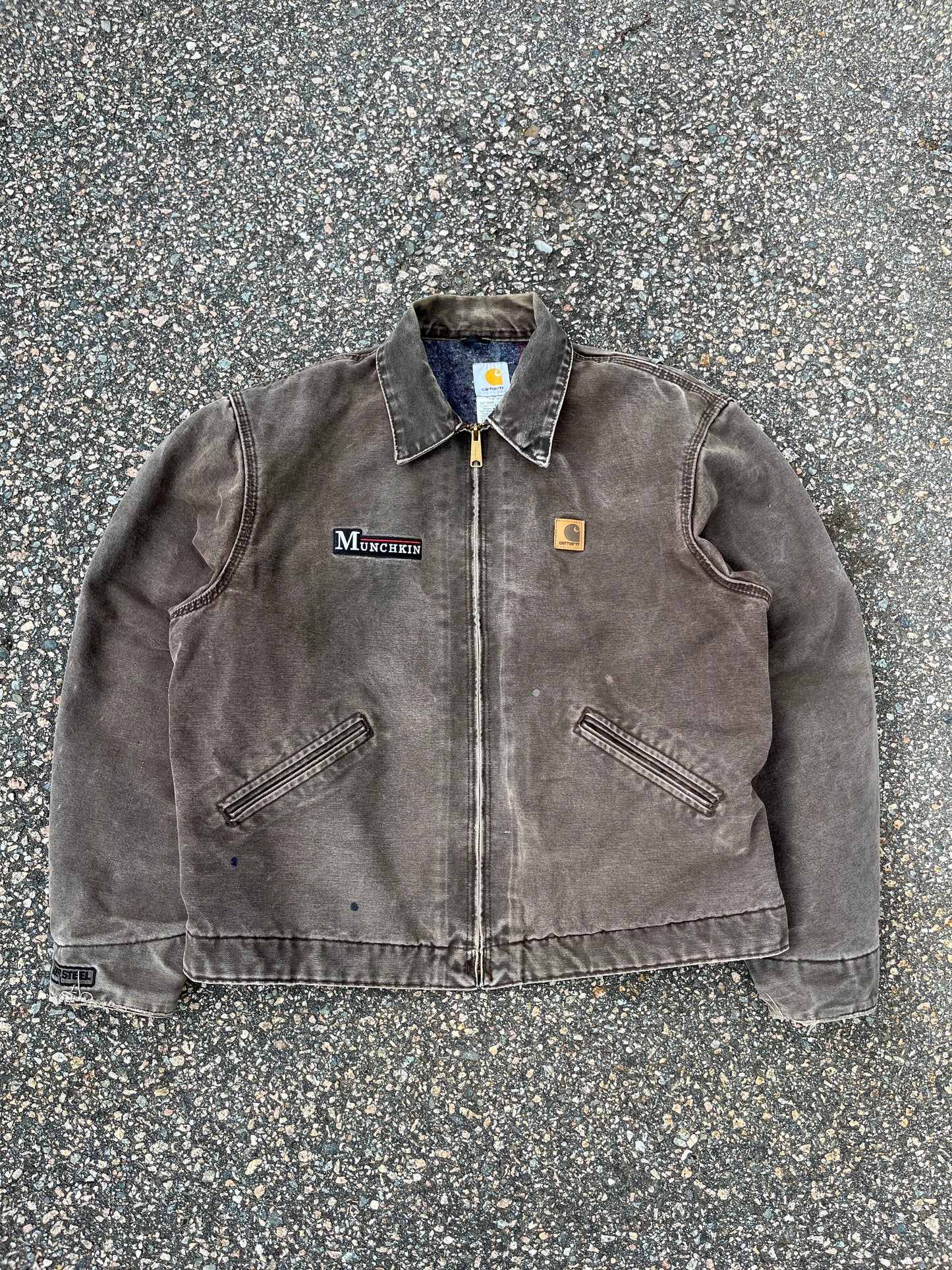 Faded Brown Carhartt Detroit Jacket ~ Boxy Large