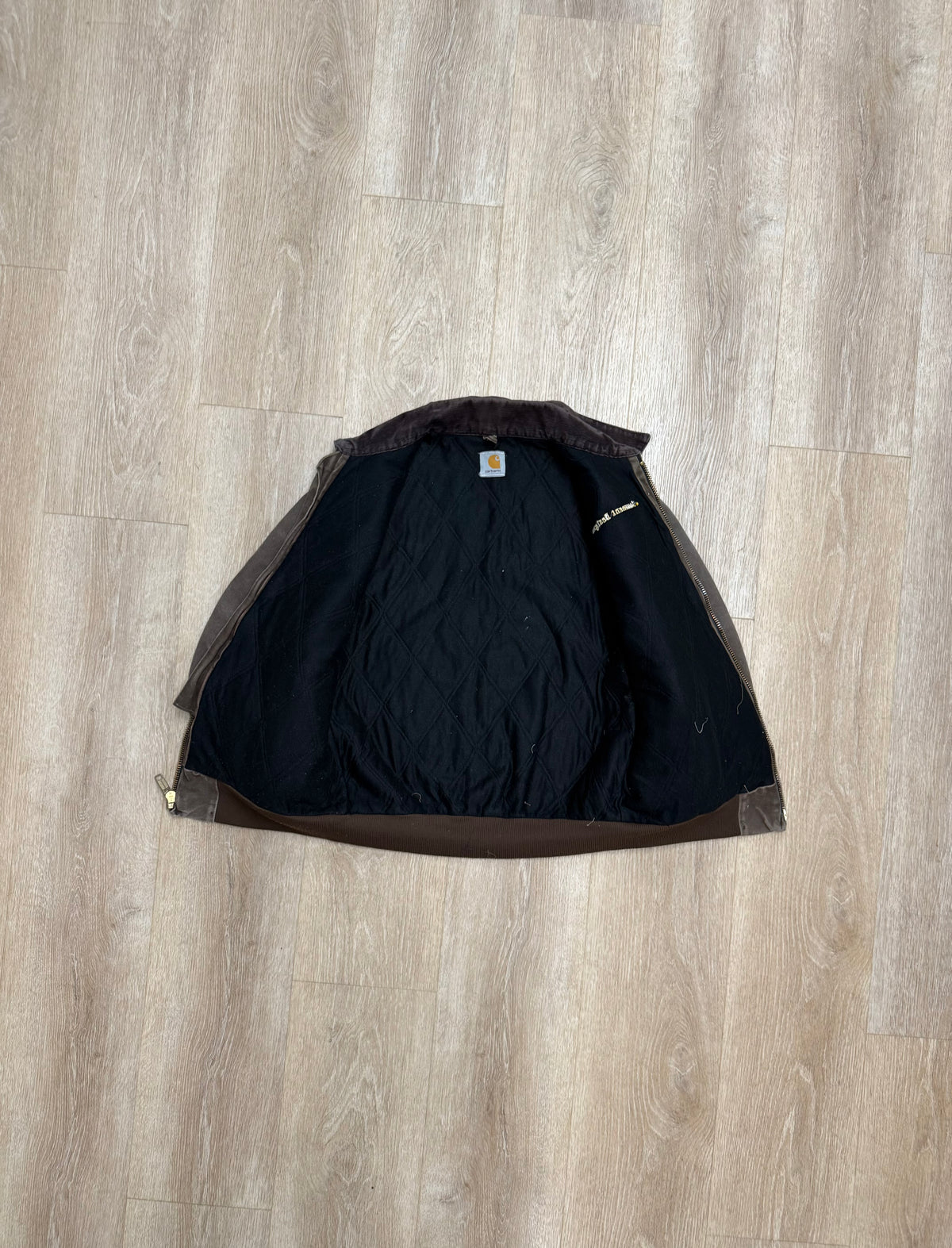 Faded Chestnut Brown Carhartt Santa Fe Jacket - Medium