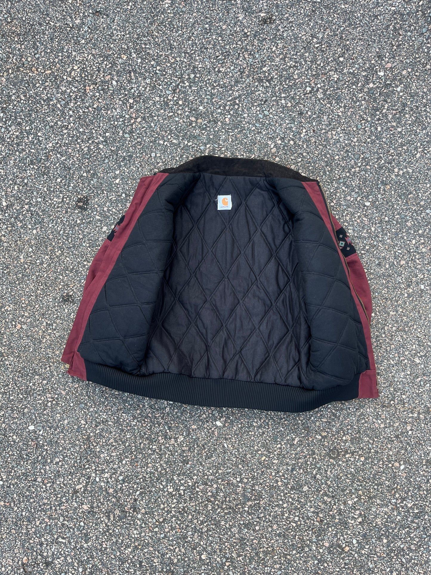 褪色红木西南阿兹特克 Carhartt Santa Fe 夹克 - 中号