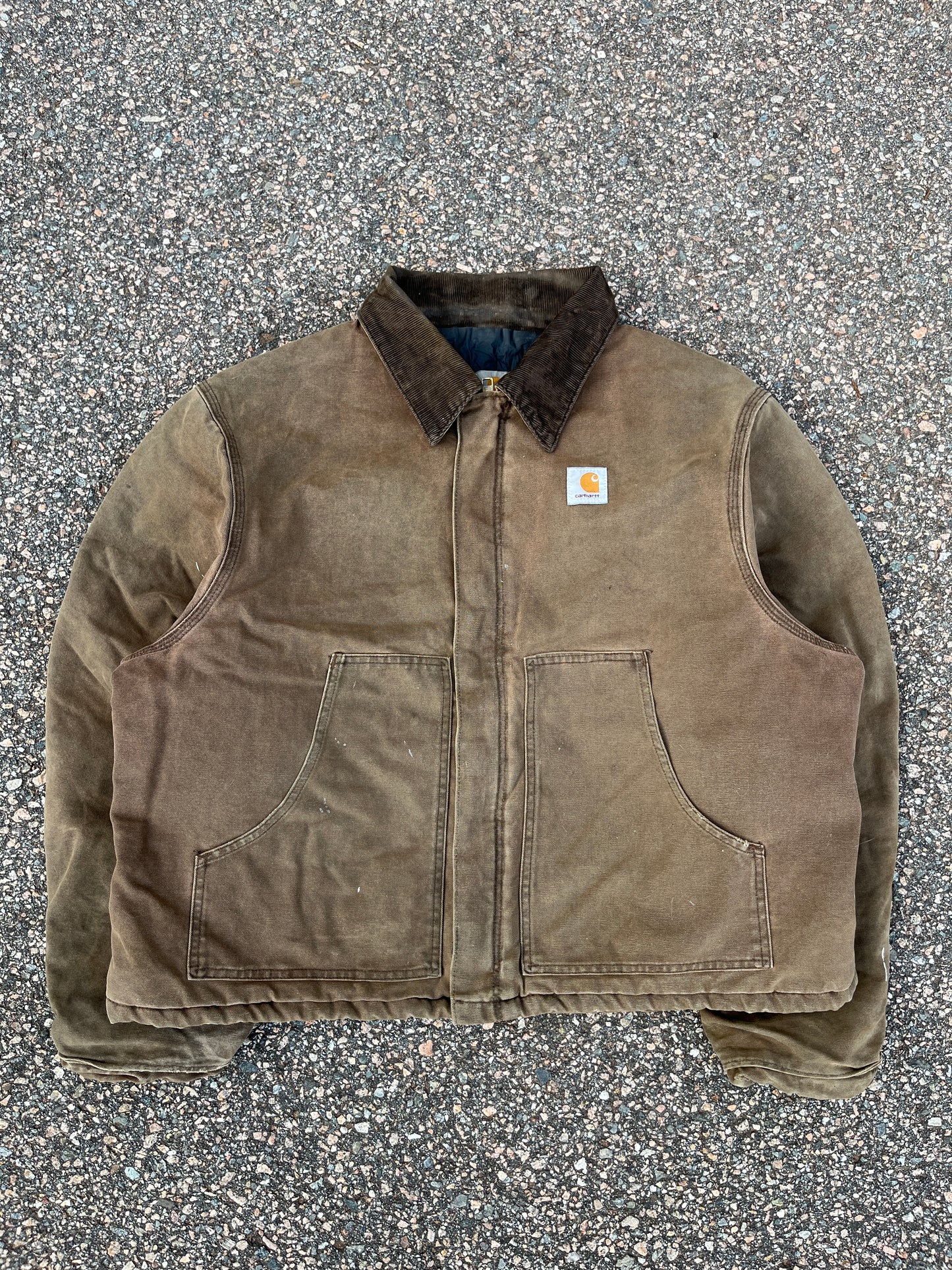 Faded Chestnut Brown Carhartt Arctic Jacket - Boxy XL