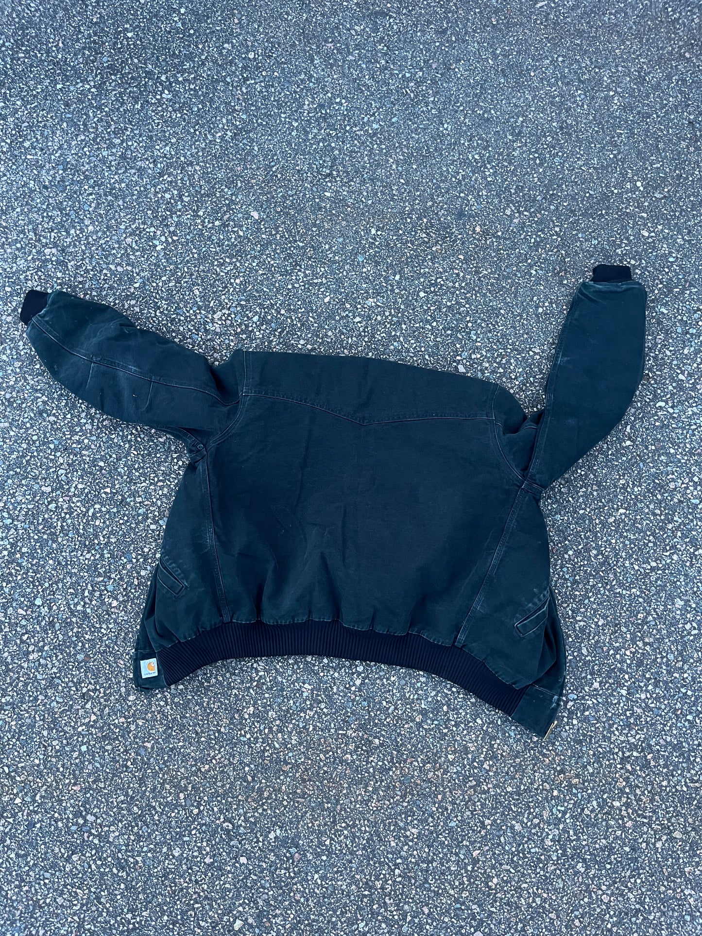 Faded Black Carhartt Santa Fe Jacket - Medium