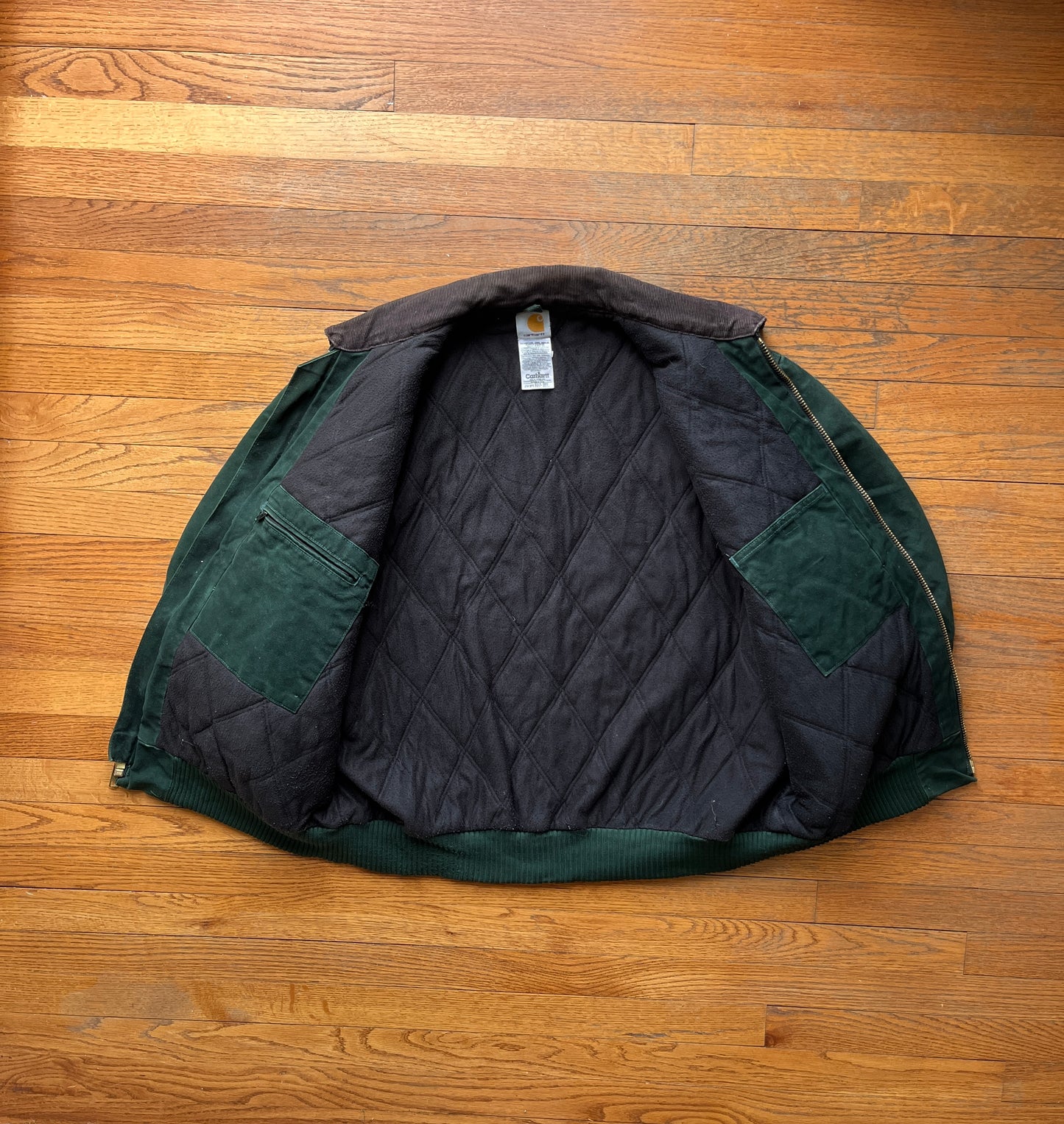 Faded Spruce Green Carhartt Santa Fe Jacket - XL