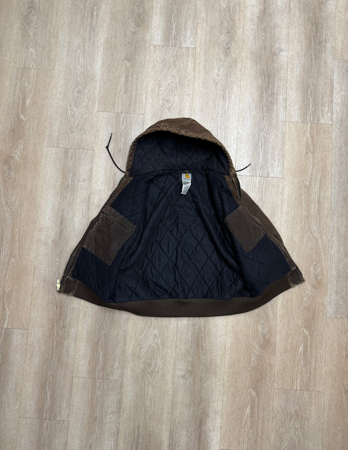 Faded Brown Carhartt Active Jacket - Large