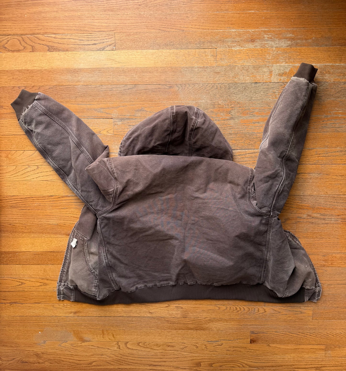 Faded Brown Carhartt Active Jacket - Medium