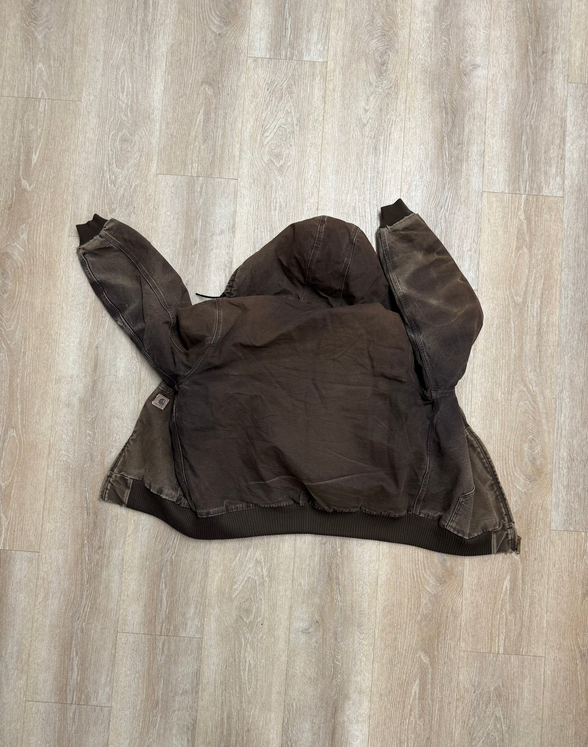 Faded Brown Carhartt Active Jacket - Large