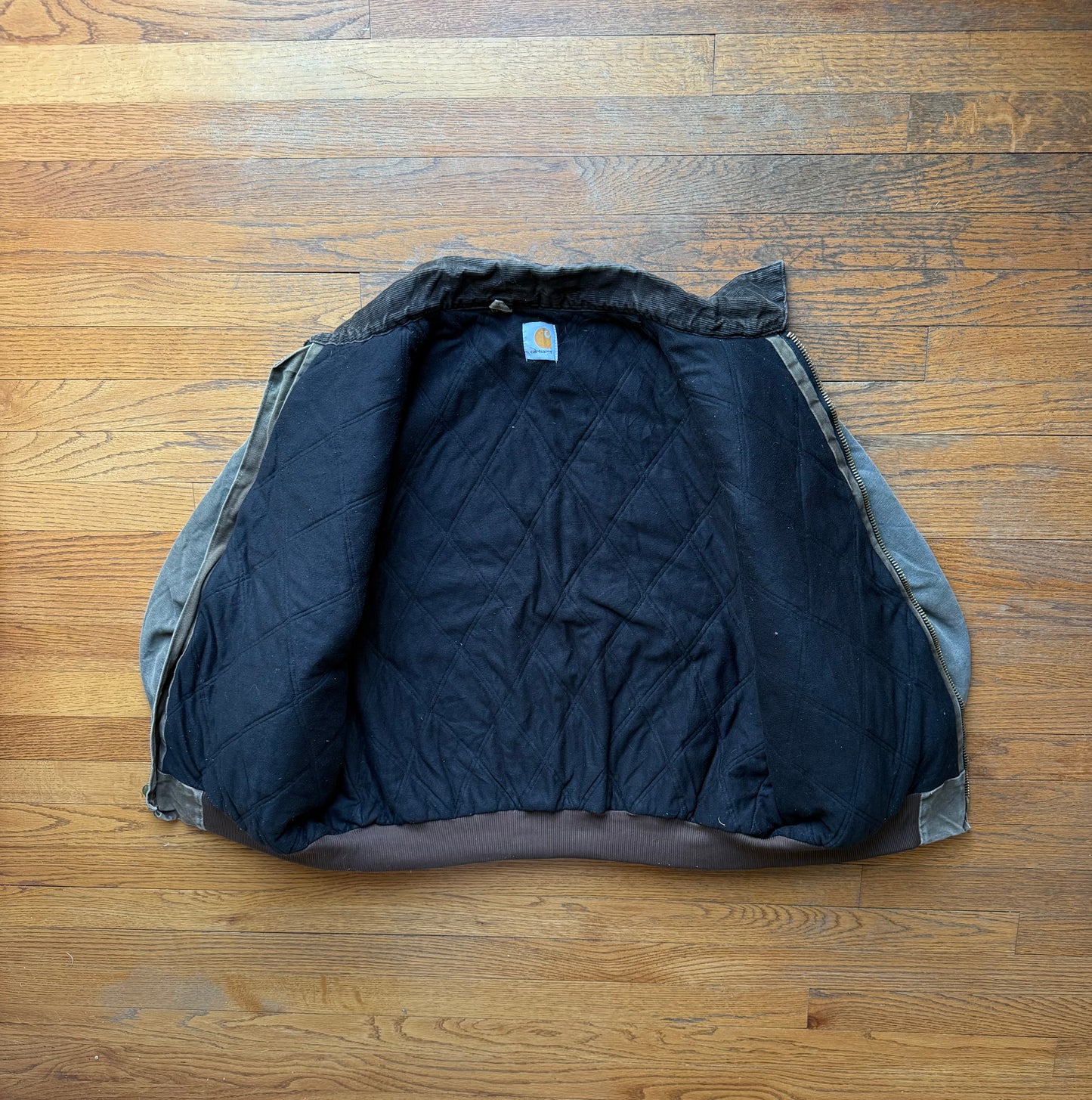 Faded Chestnut Brown Carhartt Santa Fe Jacket - Boxy XL