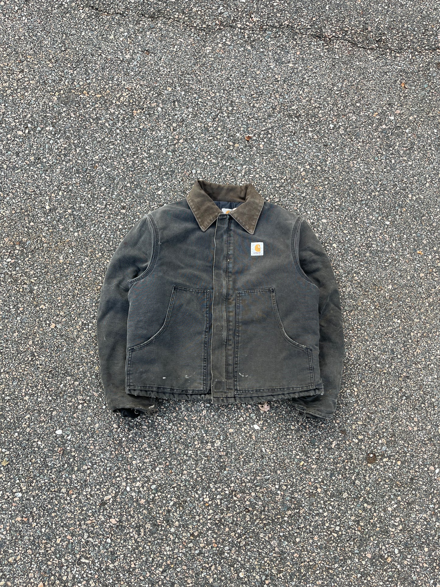 Faded Black Carhartt Arctic Jacket - Medium