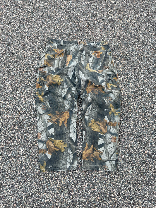 Faded Realtree Carhartt Carpenter Pants - 39 x 29.5