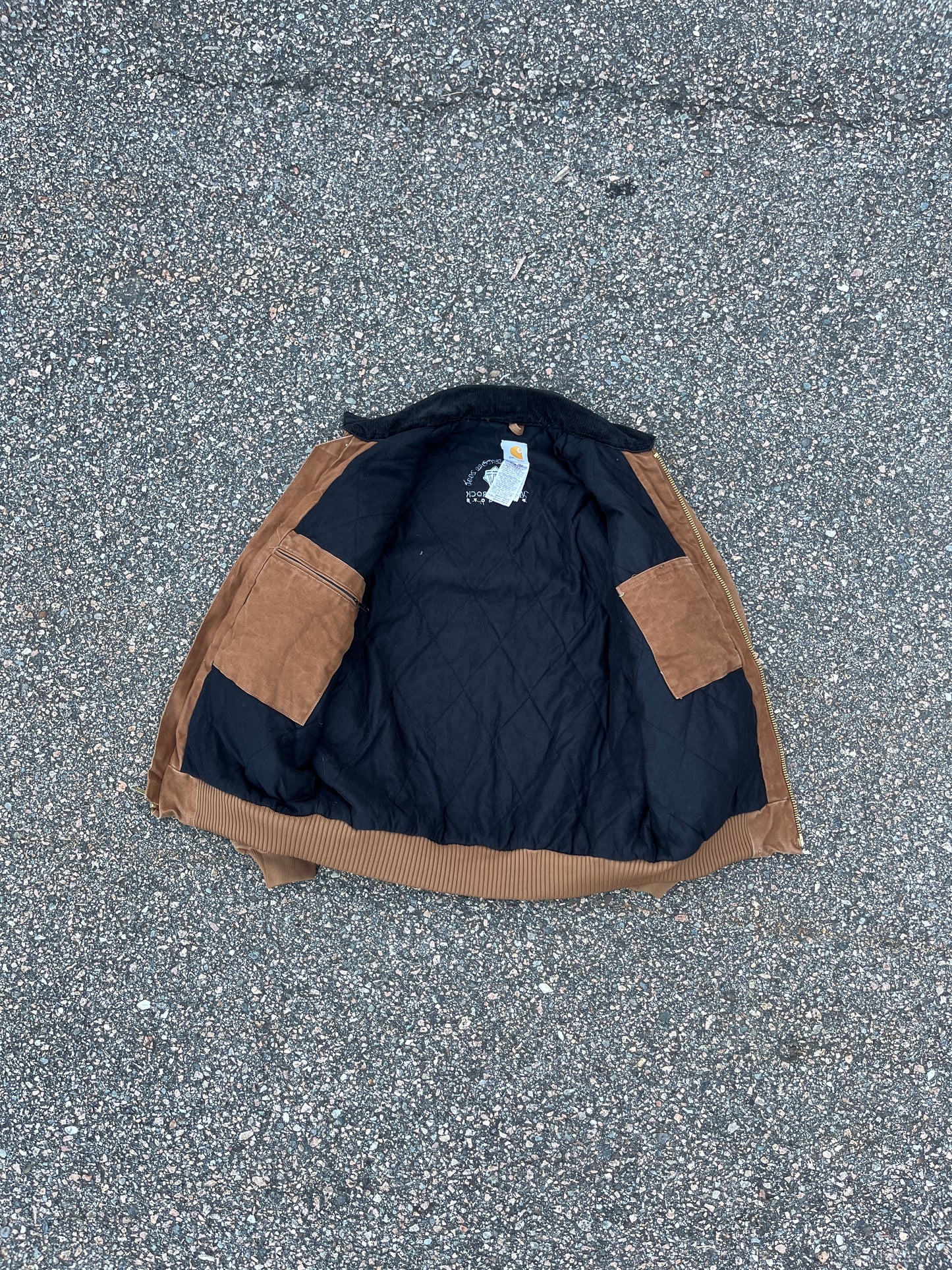 褪色棕色 Carhartt Santa Fe 夹克 - 中号