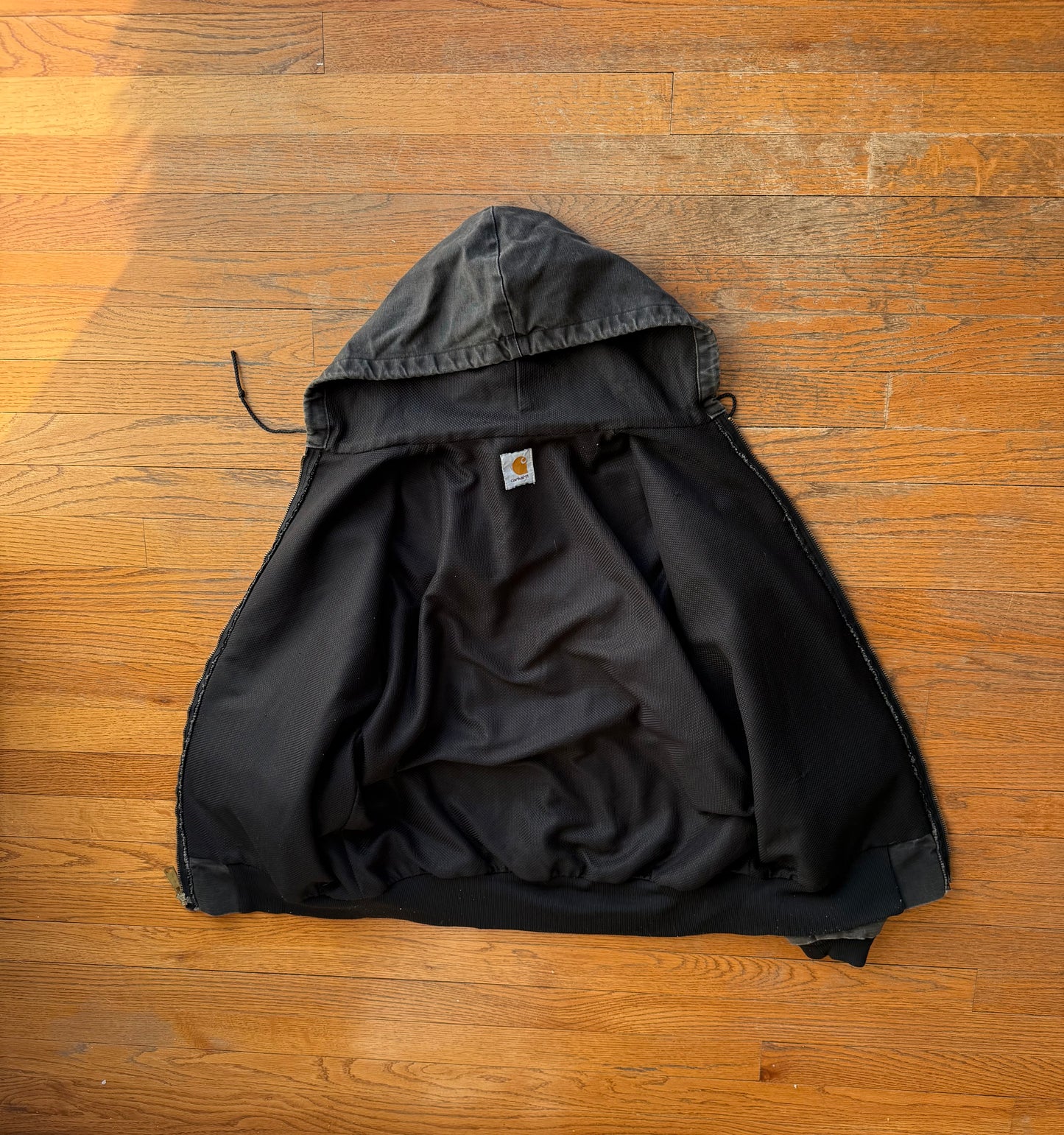 Faded Black Carhartt Active Jacket - Medium