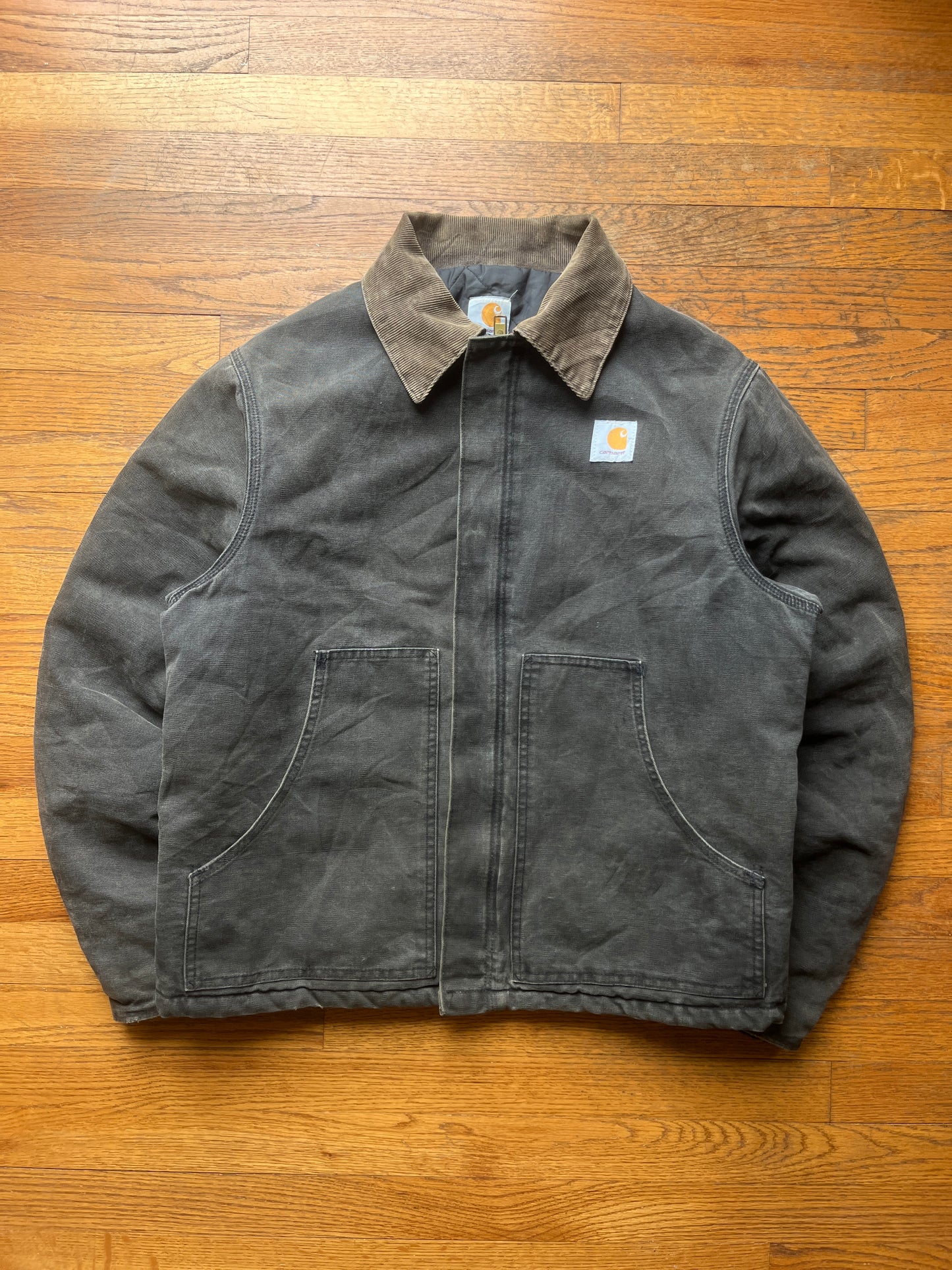 Faded Black Carhartt Arctic Jacket - Medium