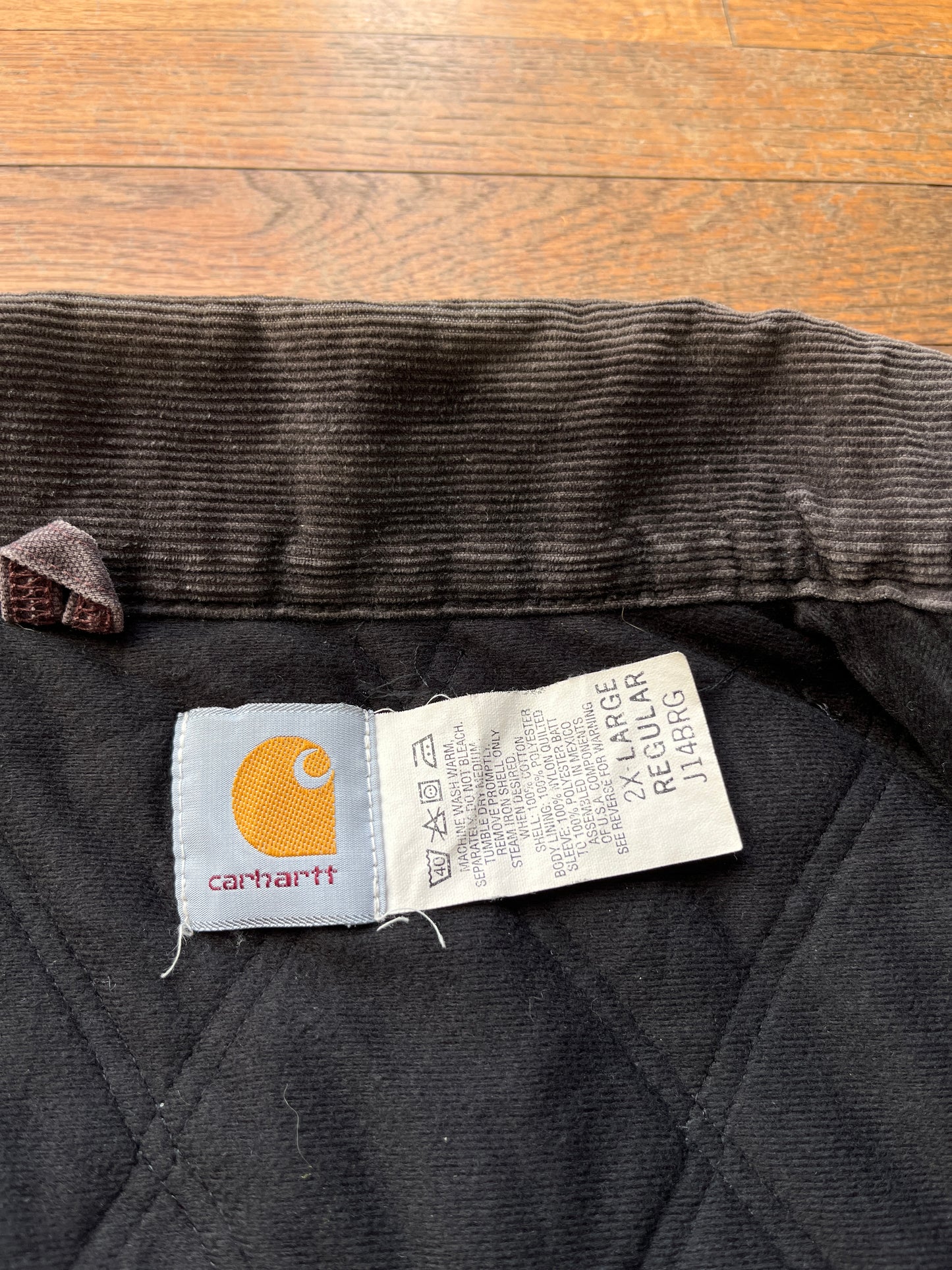 Faded Burgundy Carhartt Santa Fe Jacket - Boxy XL-2XL