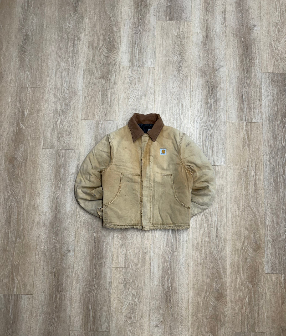 Faded Brown Carhartt Arctic Jacket - Medium