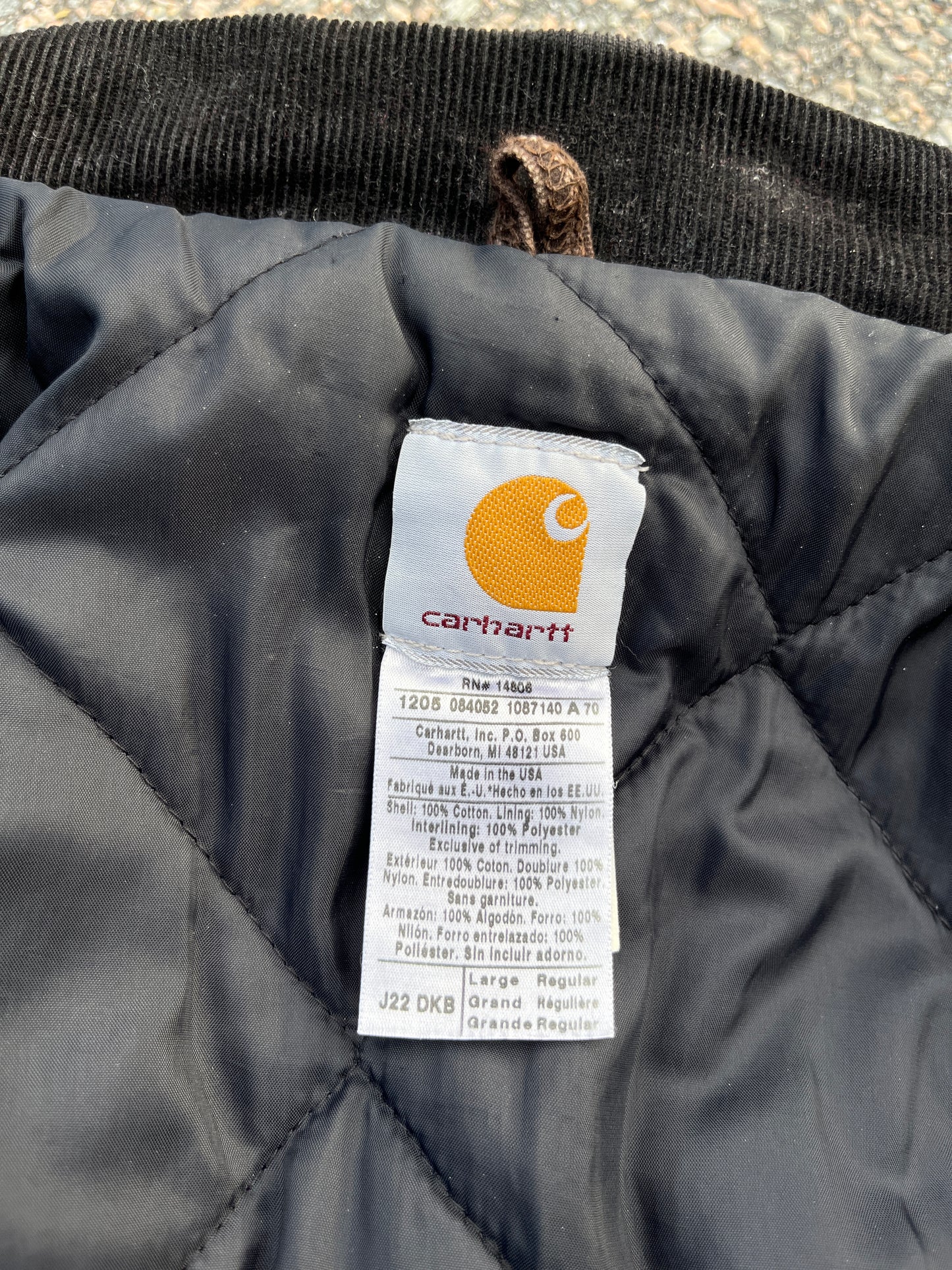 褪色棕色 Carhartt 北极夹克 - 中号宽松款