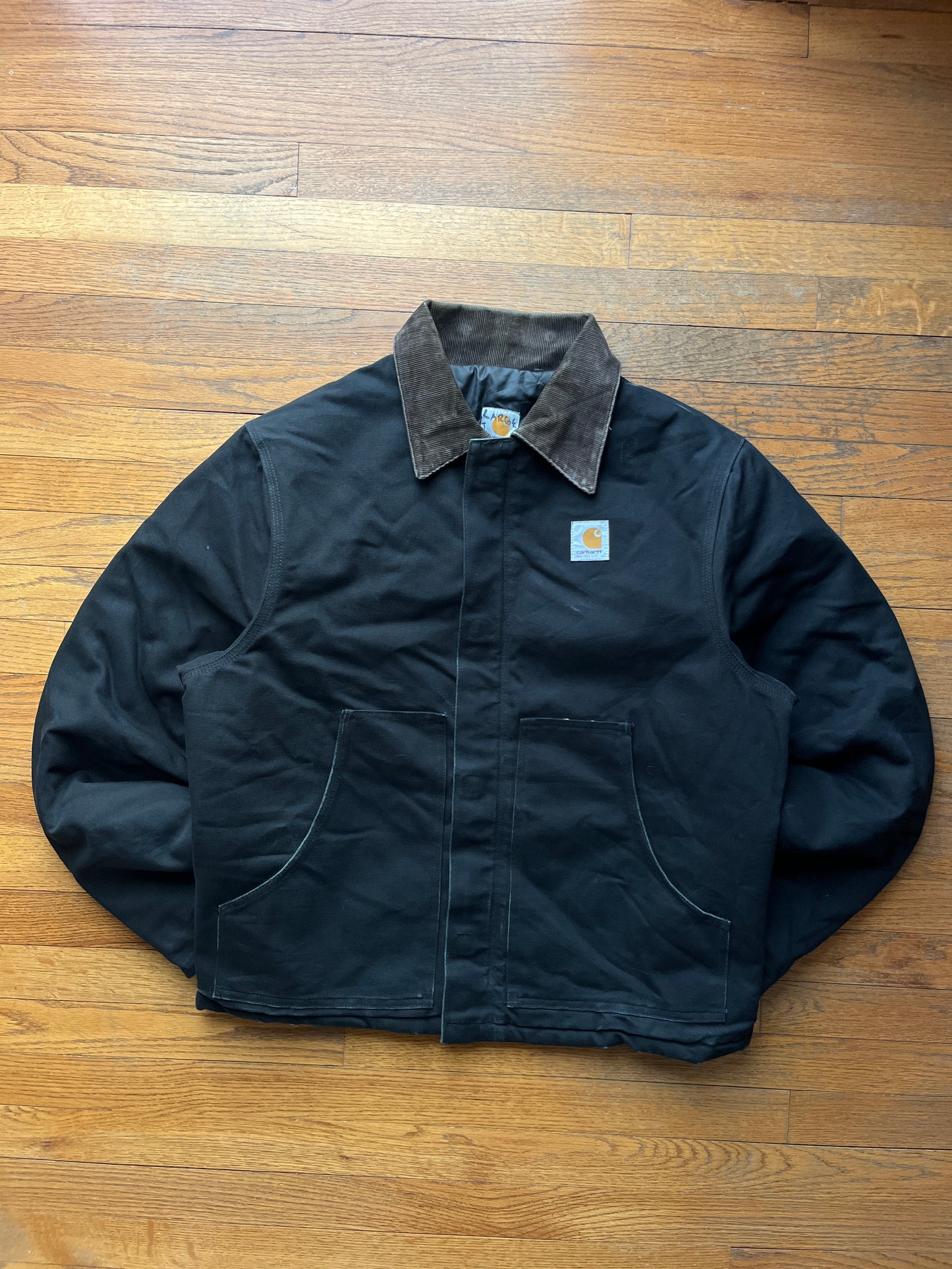 Faded Black Carhartt Arctic Jacket - Large Tall