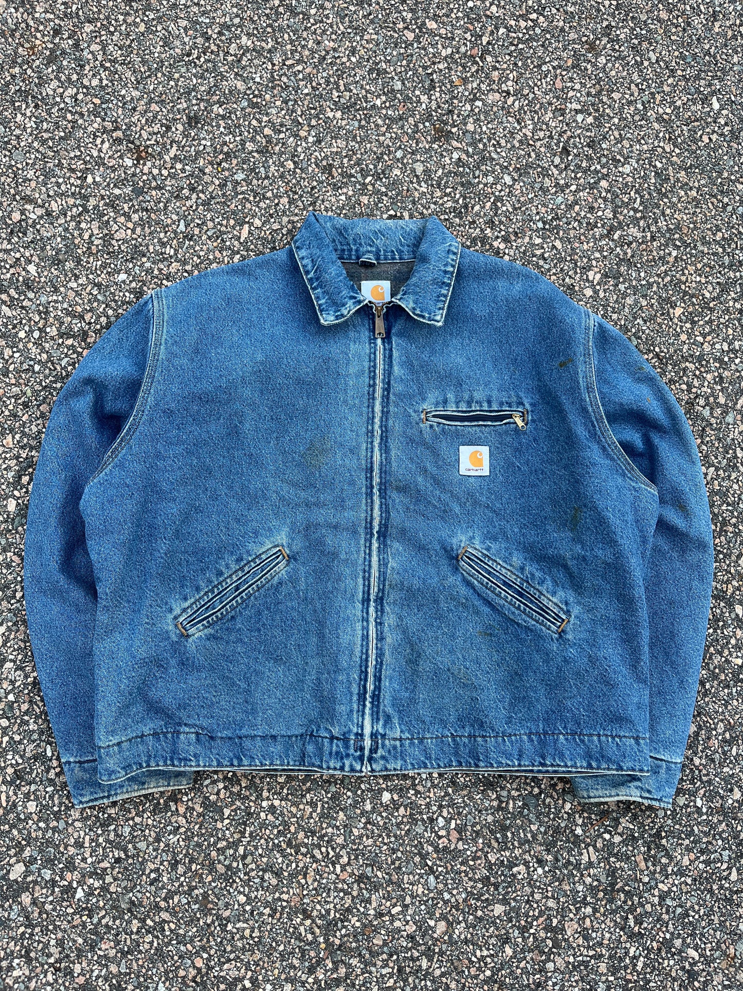 Faded Denim Carhartt Detroit Jacket - 2XL