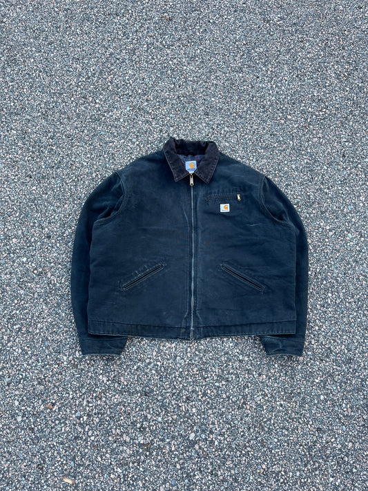 Faded Black Carhartt Detroit Jacket - Boxy 2XL