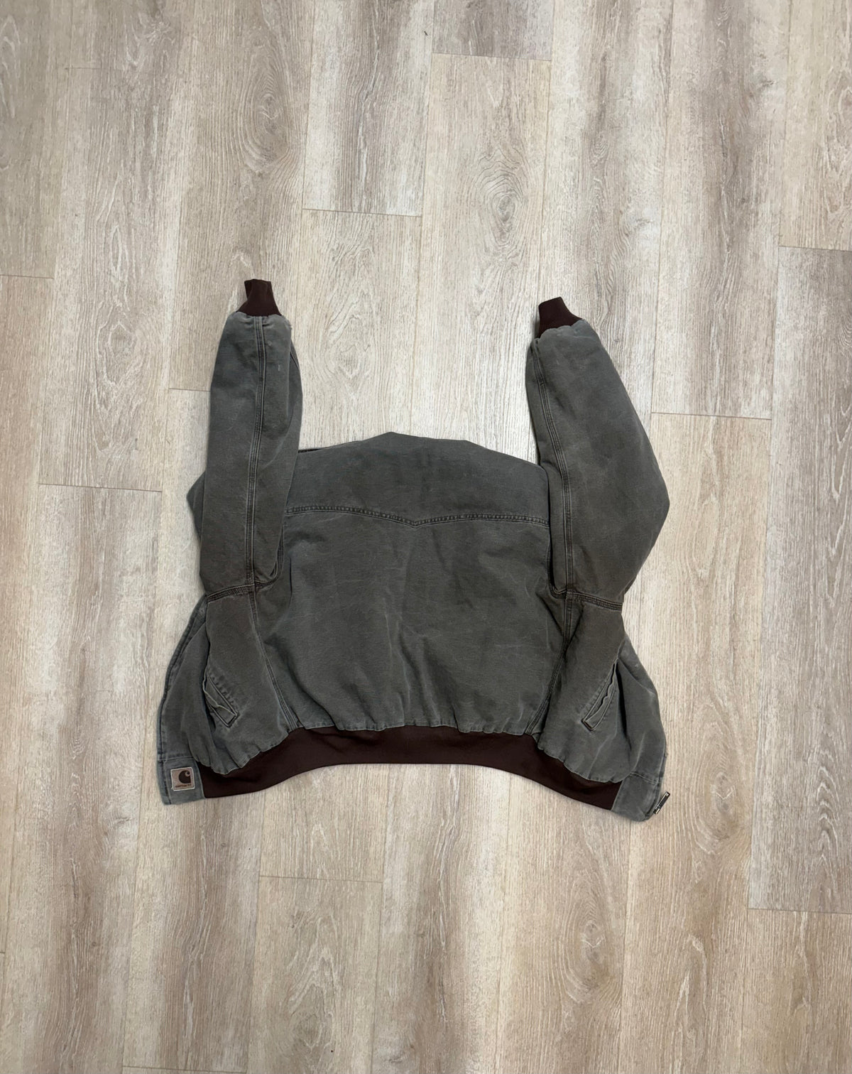 Faded Chestnut Brown Carhartt Santa Fe Jacket - Large